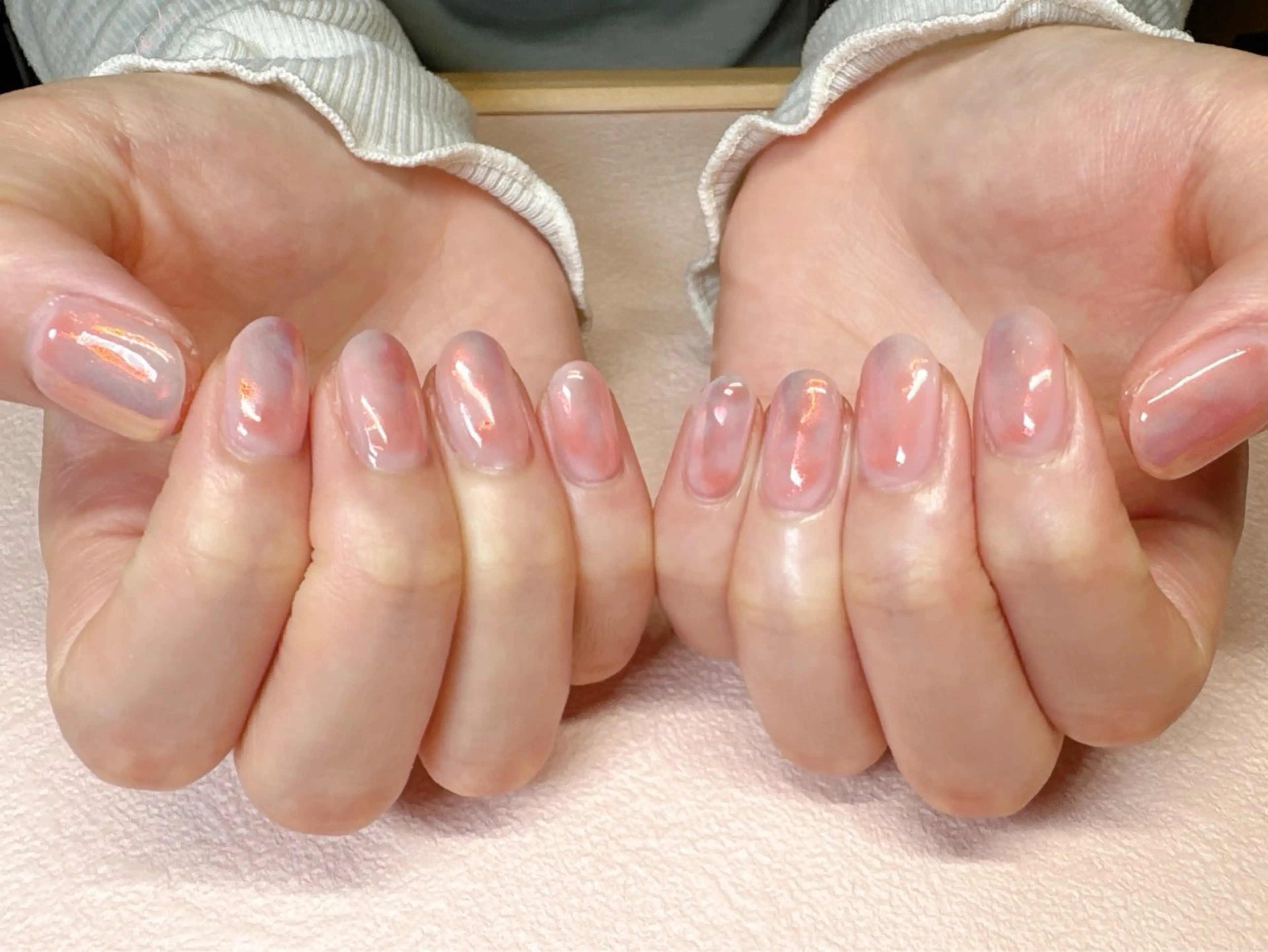 ネイル ジェルネイル キラキラネイル ミラーネイル オフィスネイル スカルプネイル T&A nailのネイルデザイン