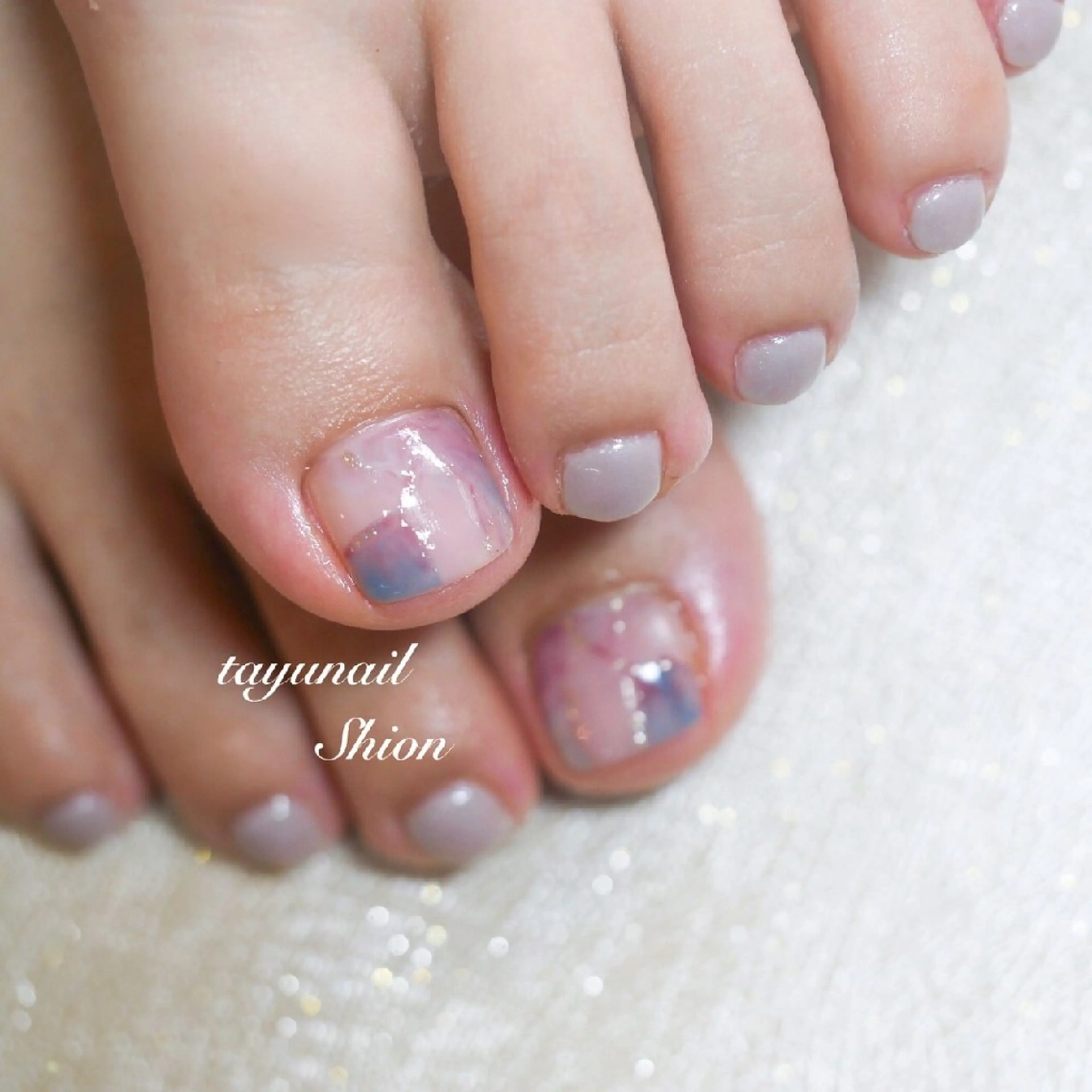 ネイル アートネイル フットネイル ジェルネイル ニュアンスネイル パラジェル ネイルサロン・ネイルスクール　たゆnail所属・ネイルサロン 【たゆnail】のネイルデザイン