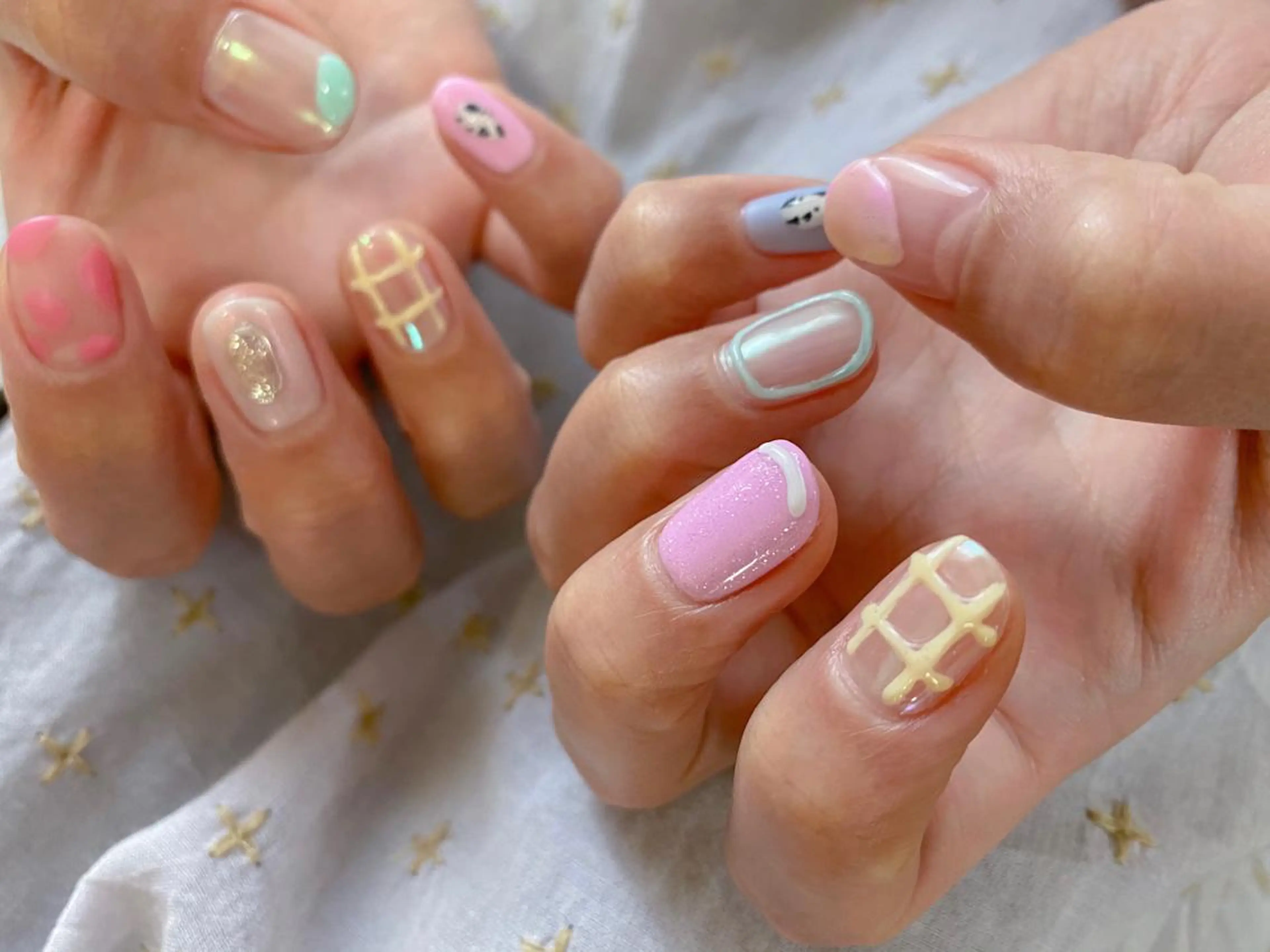 ネイル 春ネイル ハンドネイル 表参道colore店 REICAのネイルデザイン