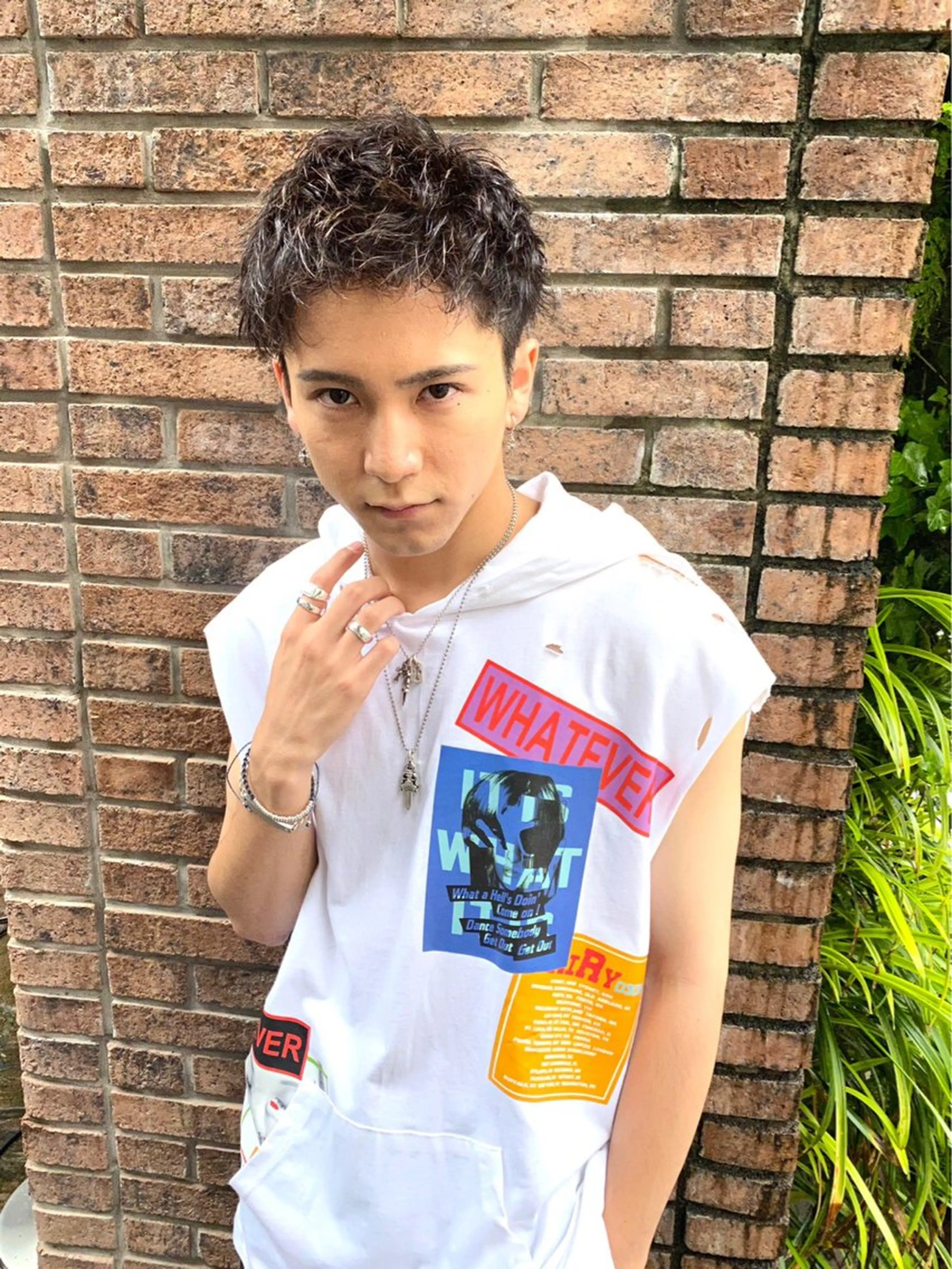 ミディアム カラー ヘアアレンジ ヘアカラー トリートメント ヘッドスパ ヘアセット ✨【公式】渋谷メンズ サロン BLUCK✨のヘアスタイル