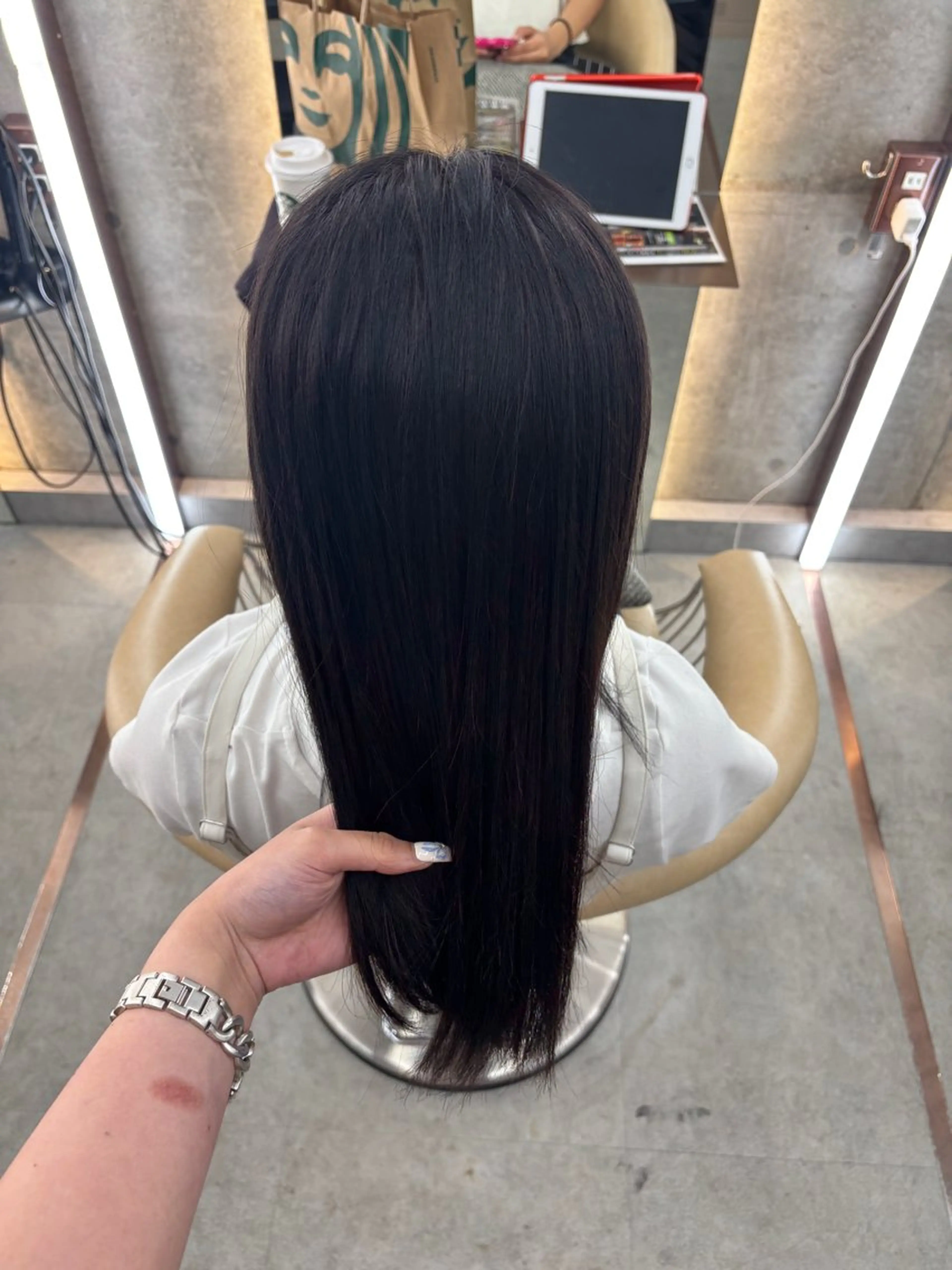 ミディアム ヘアカラー Hazuki ／韓国ヘア／レイヤーのヘアスタイル