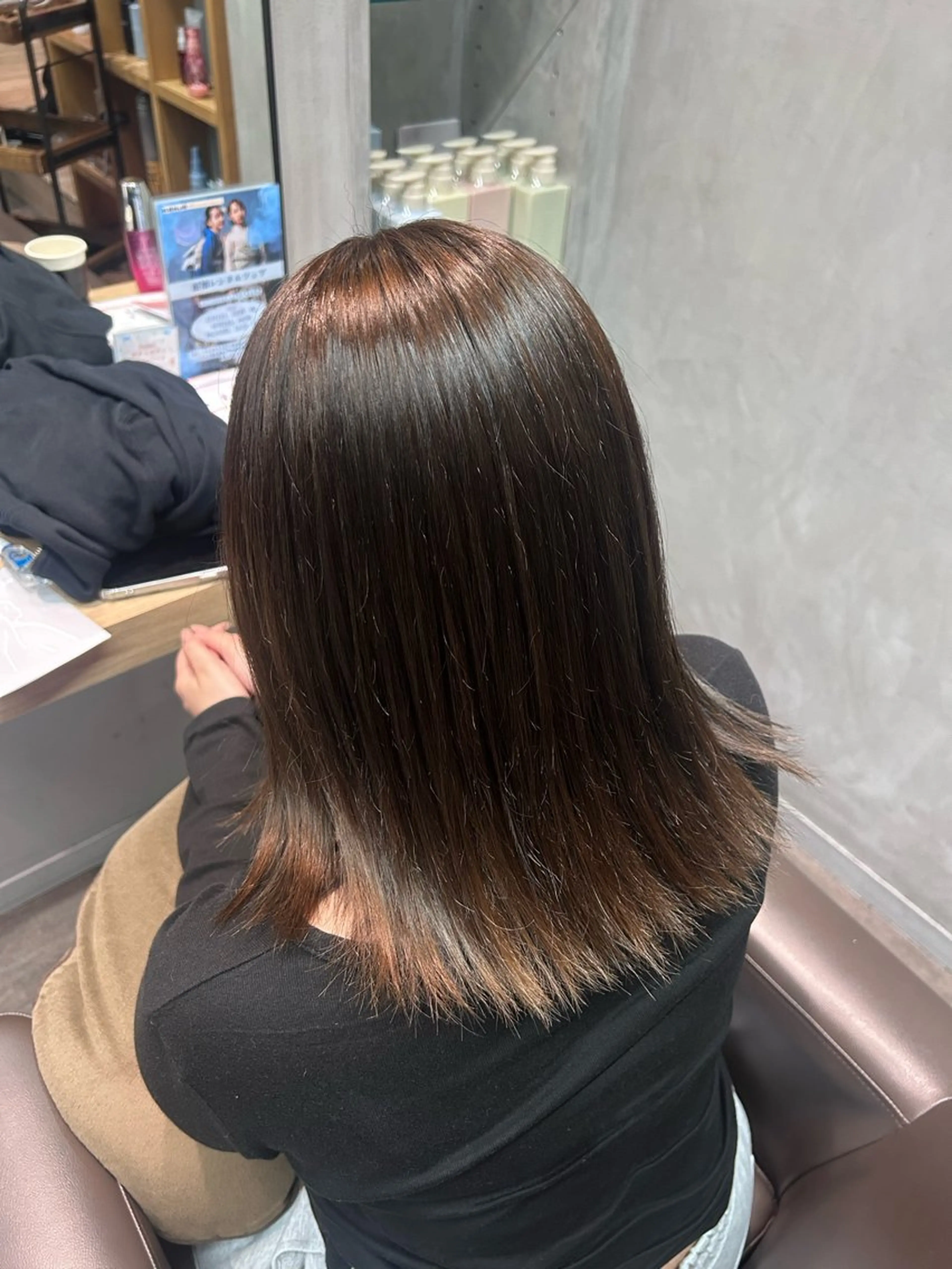 カラー 透明感カラー/縮毛/ chino🍀のヘアスタイル