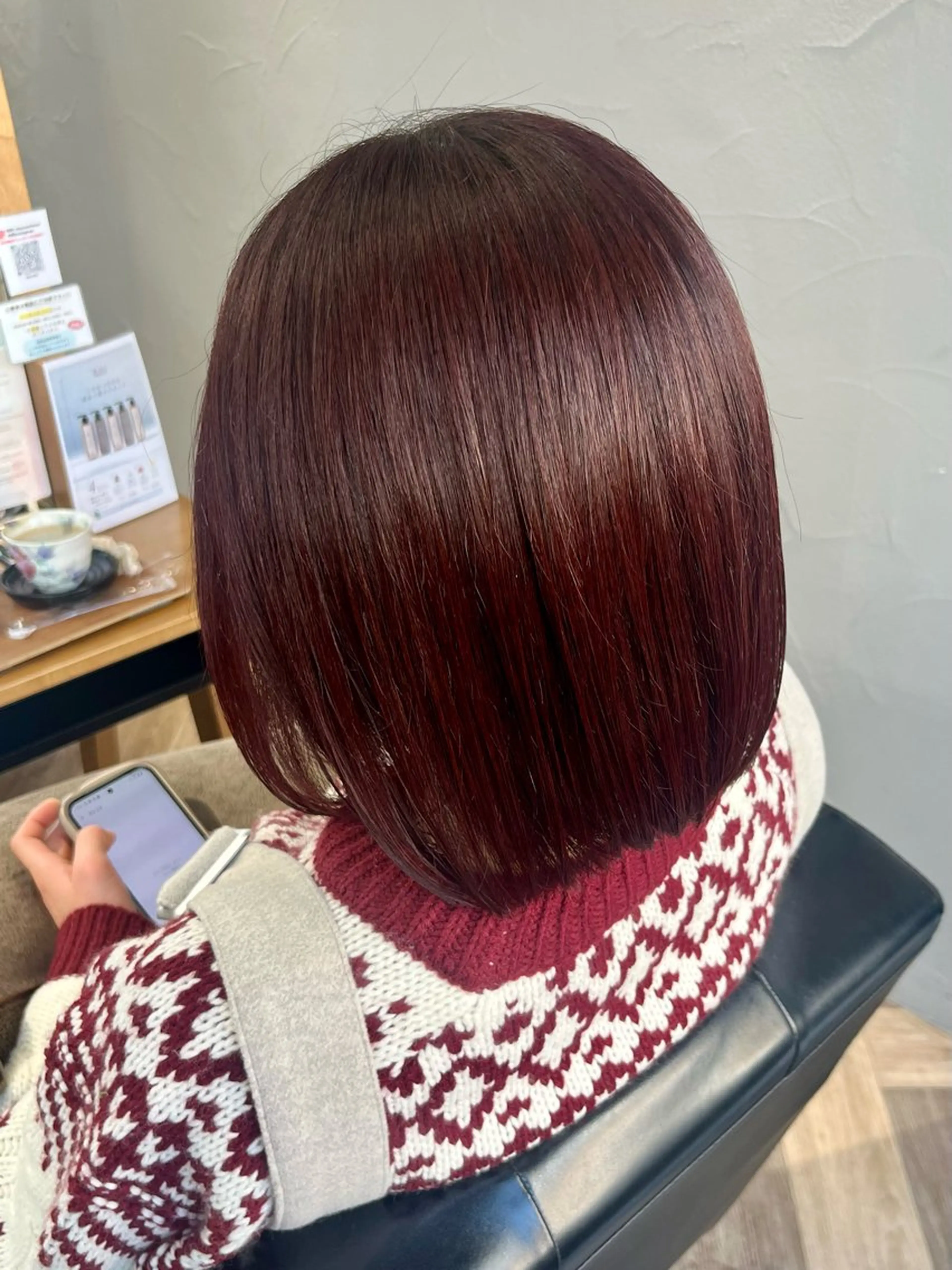 ミディアム 遠藤 朱郁のヘアスタイル