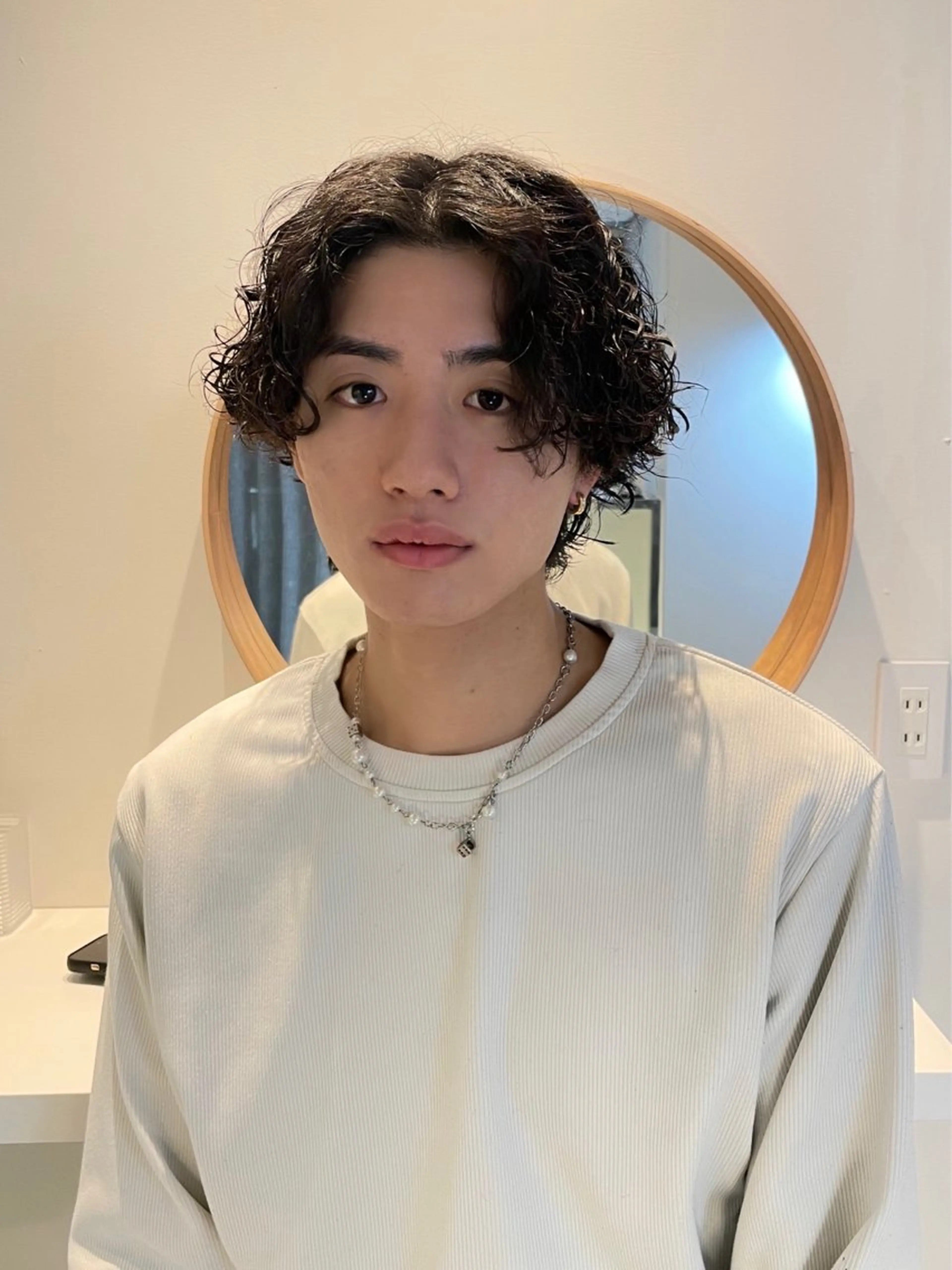 メンズ カット パーマ メンズ特化⚜️ 藤原あずさのヘアスタイル