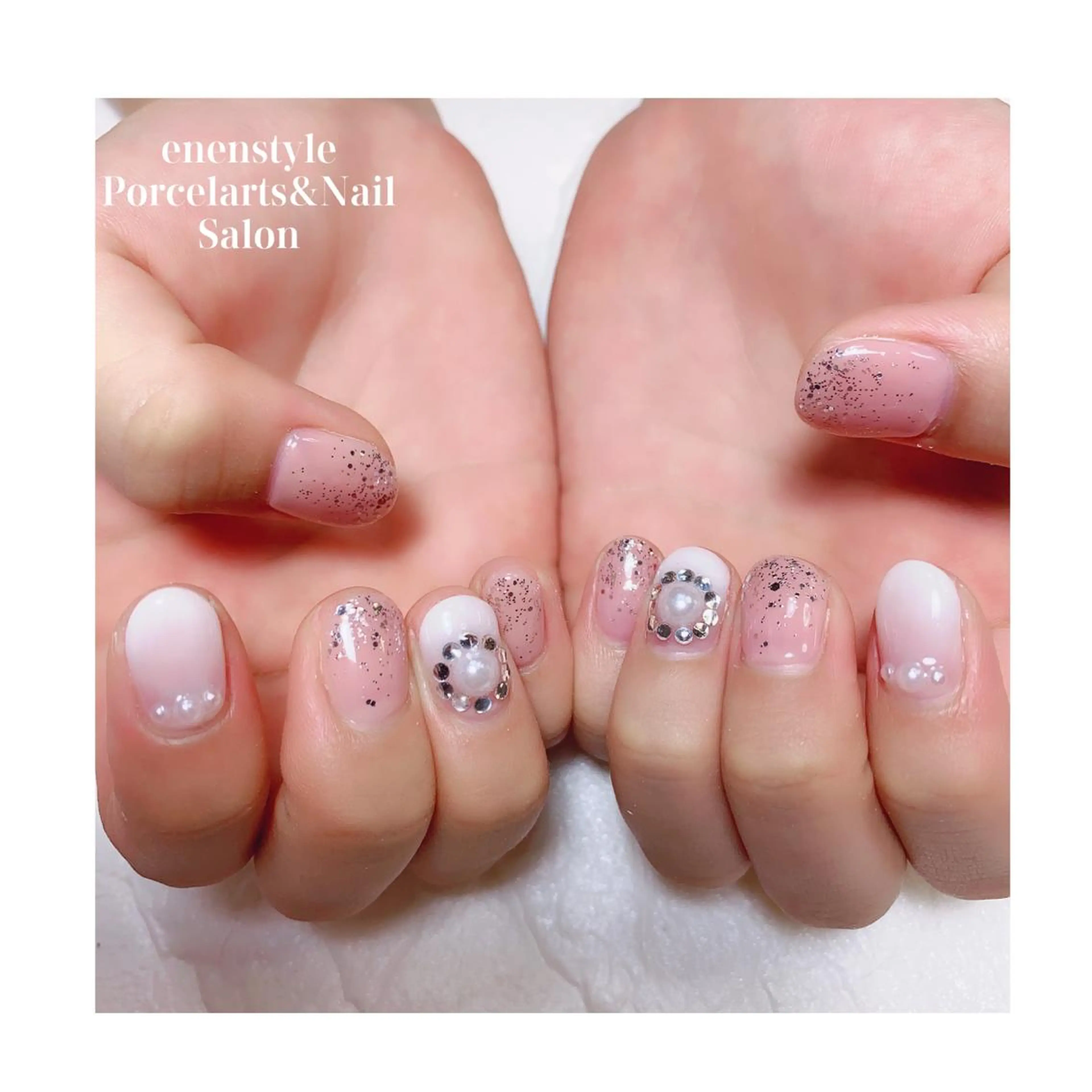 ショート ネイル ハンドネイル 👑enen style👑のネイルデザイン