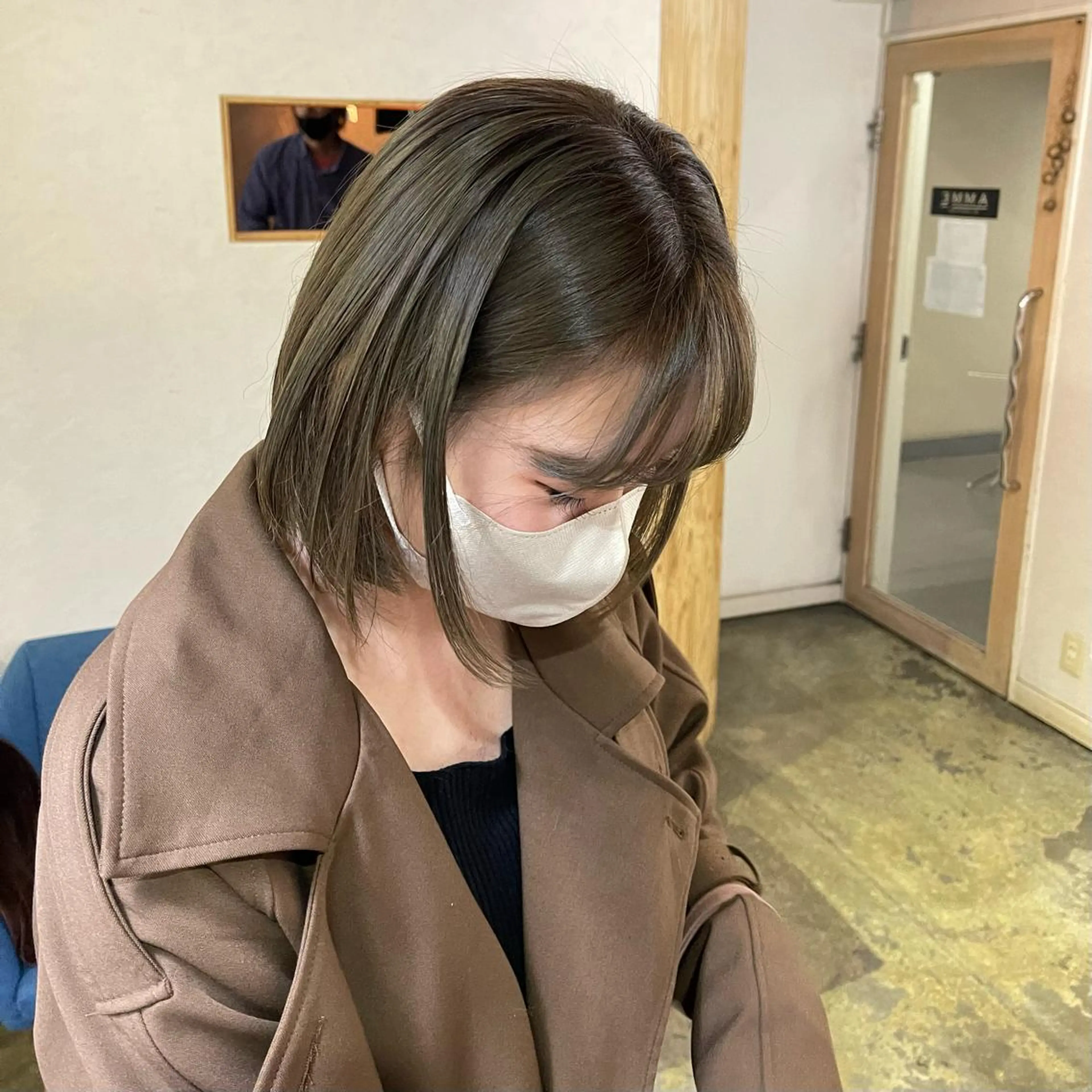 ショート ヘアカラー トリートメント ナカヤマナナエ ♡のヘアスタイル