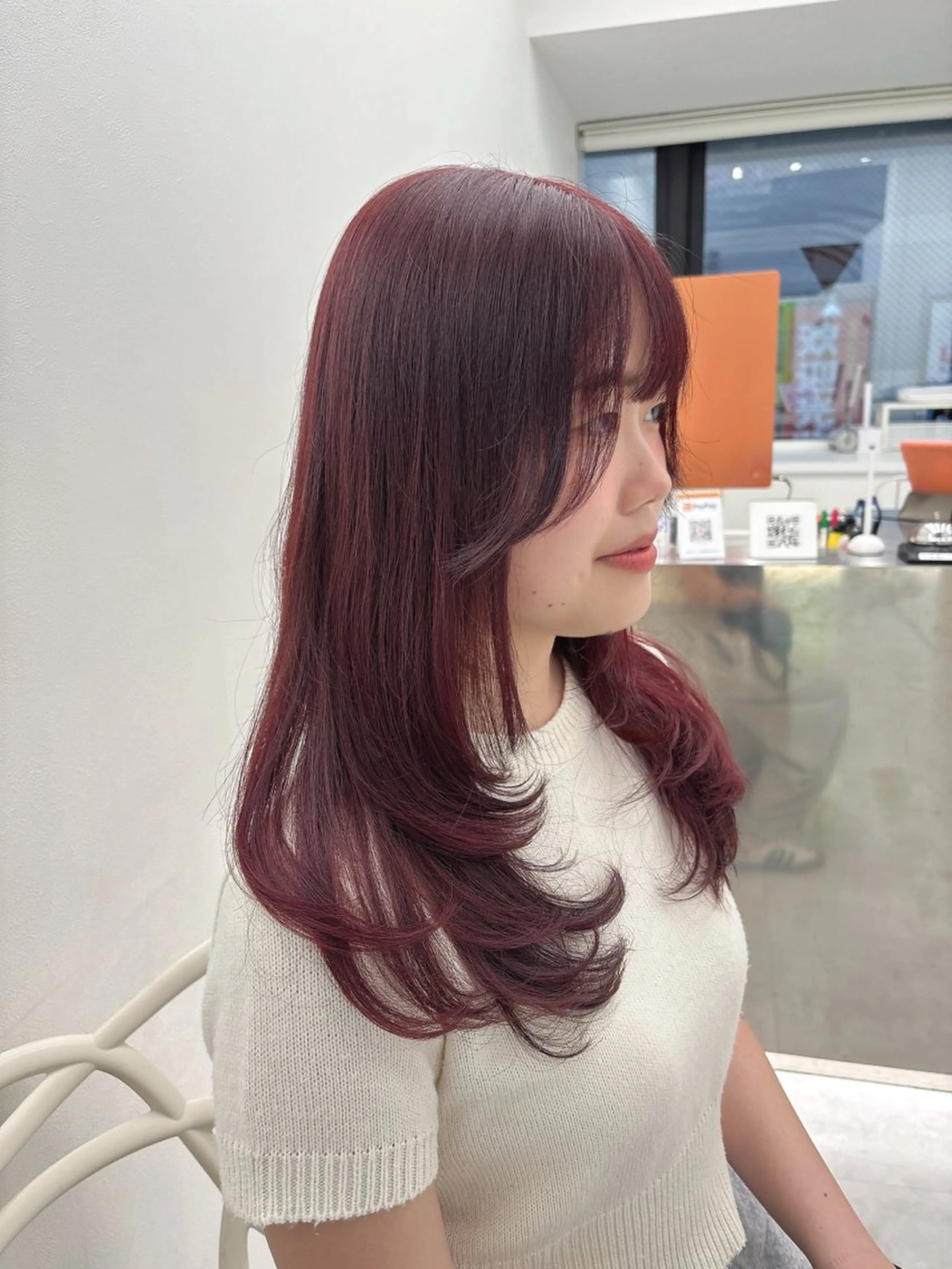 ロング ヘアカラー トリートメント Wカラー/暖色/べ ージュりく©︎🐝のヘアスタイル
