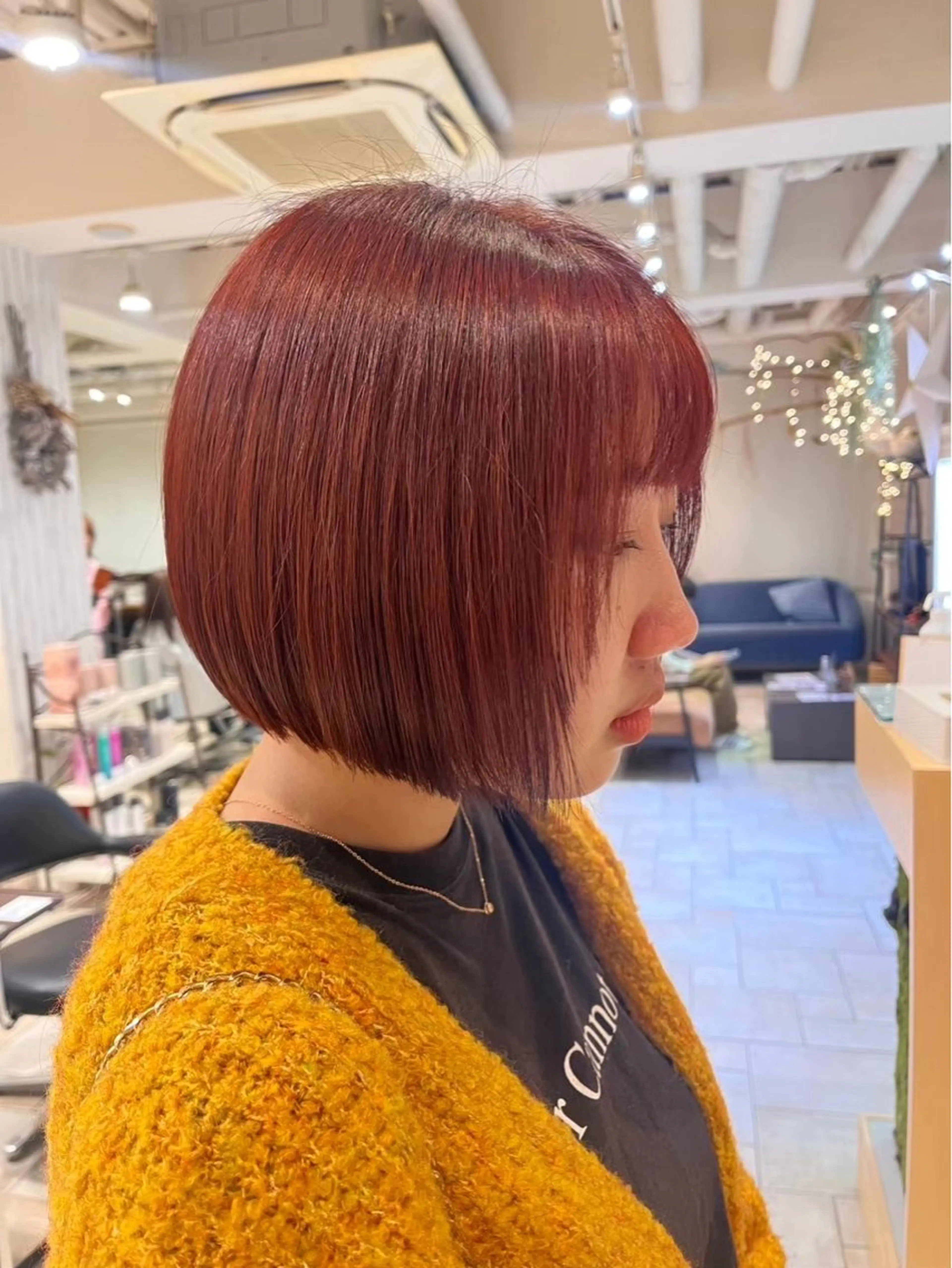 ショート ヘアカラー 清水 悠希のヘアスタイル