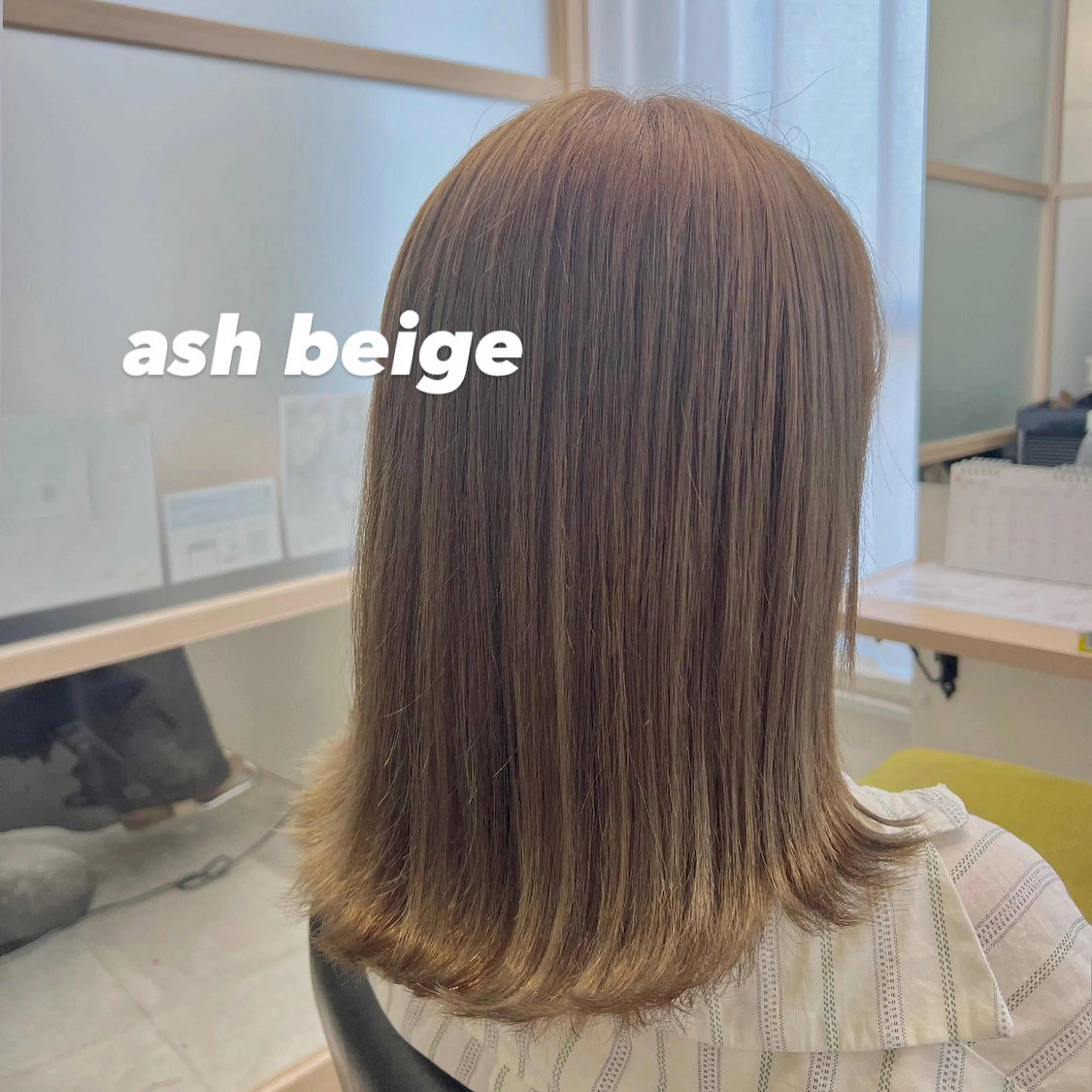 セミロング ヤマダレナ/個室/ 透明感艶カラー😽✨のヘアスタイル