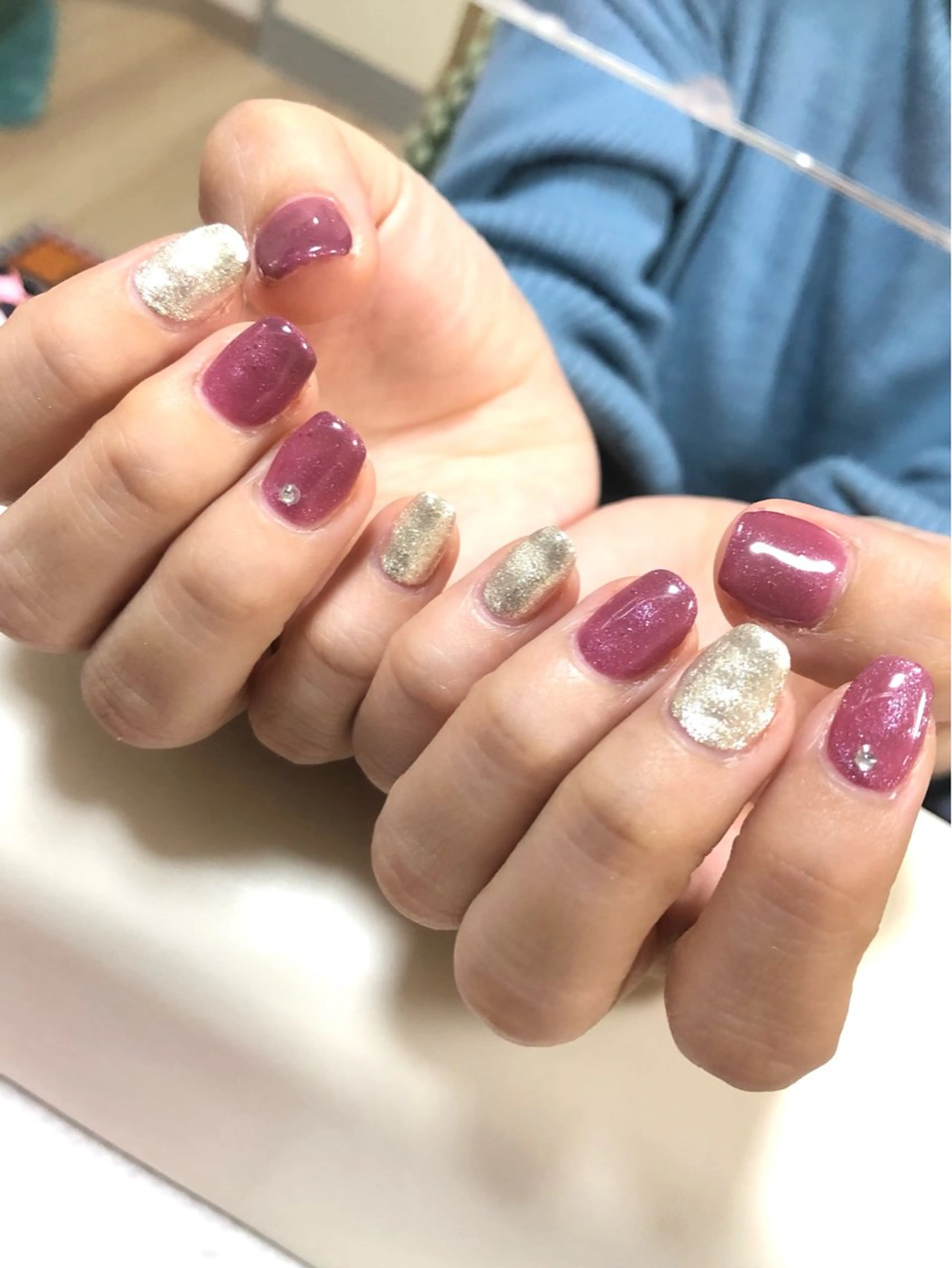 ネイル ワンカラーネイル ハンドネイル salon *meehoのネイルデザイン