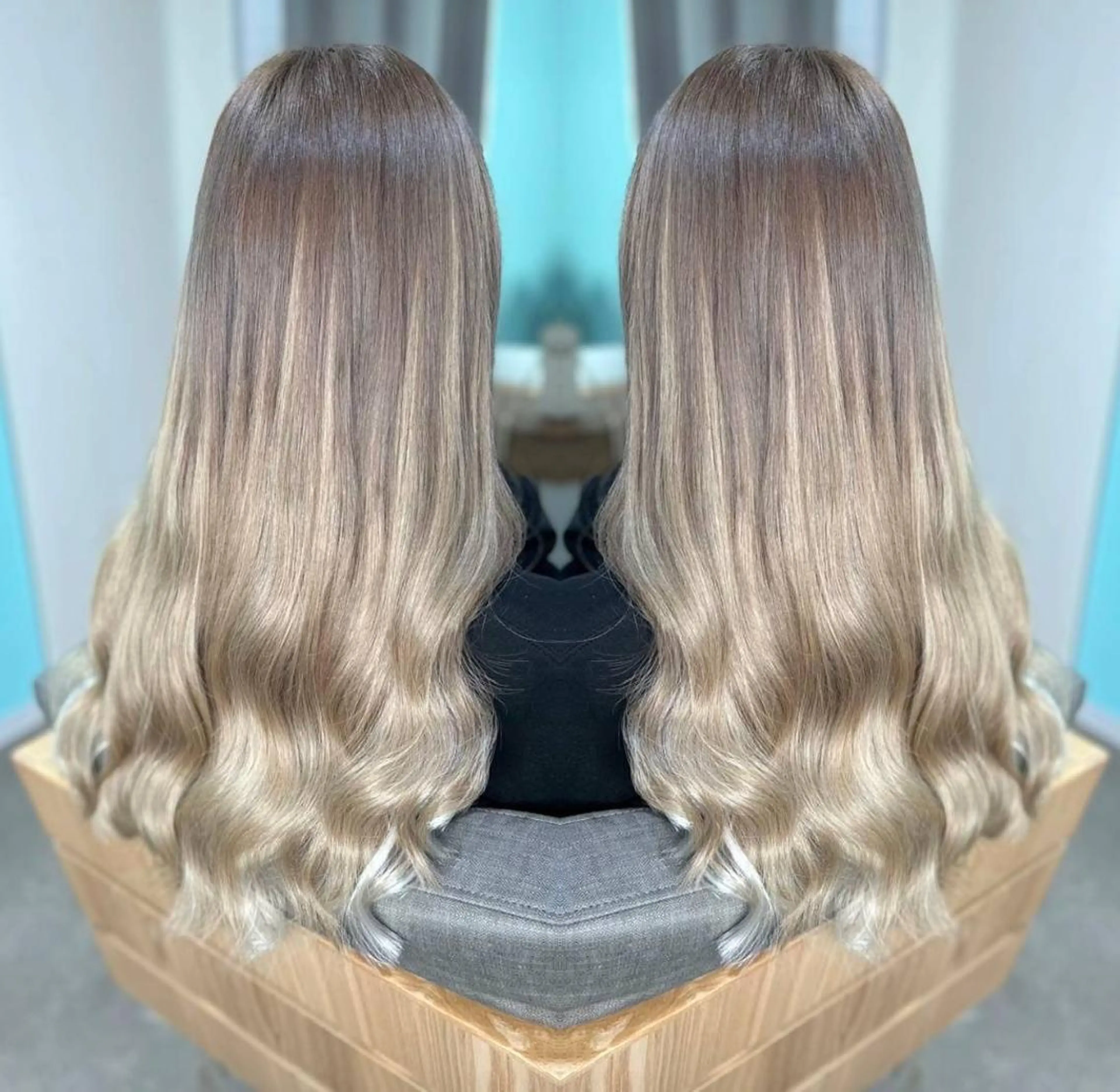 （当日限定⭐️2名様のみ）wカラー【ブリーチ＋カラー】の写真