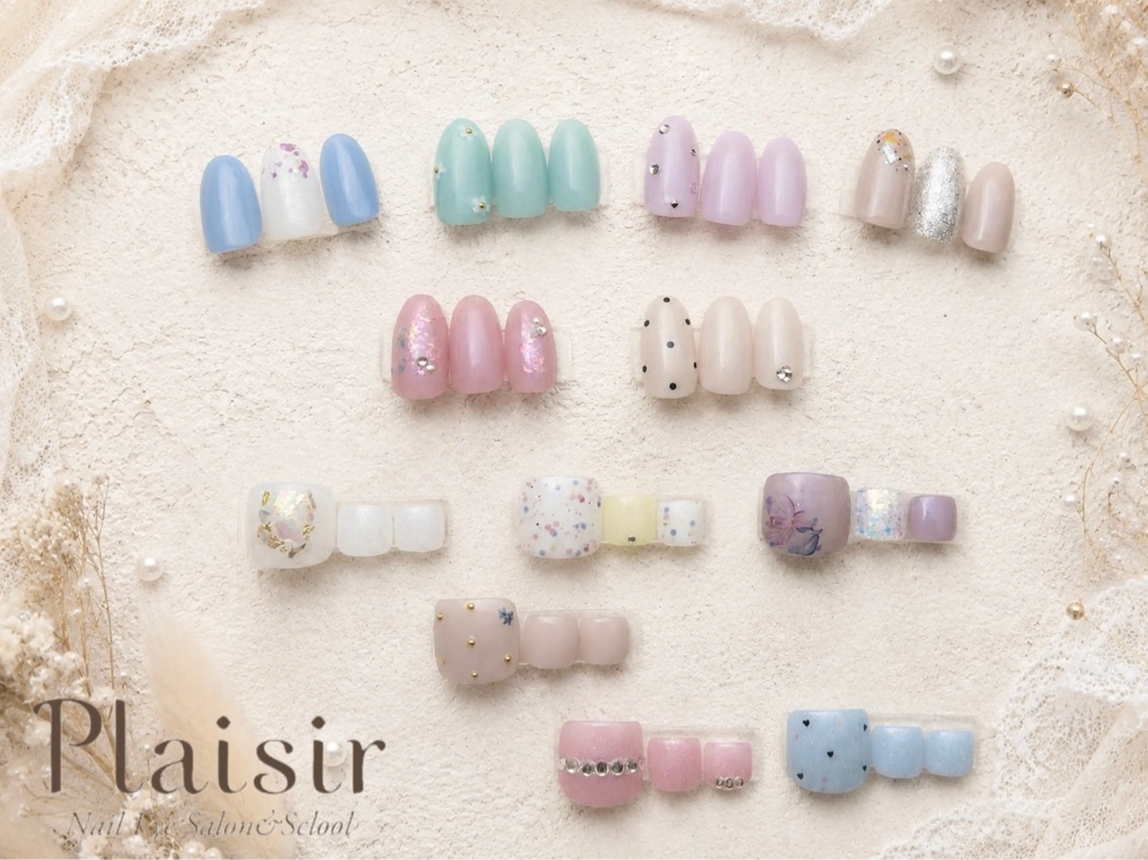 ネイル Plaisir 赤松のネイルデザイン