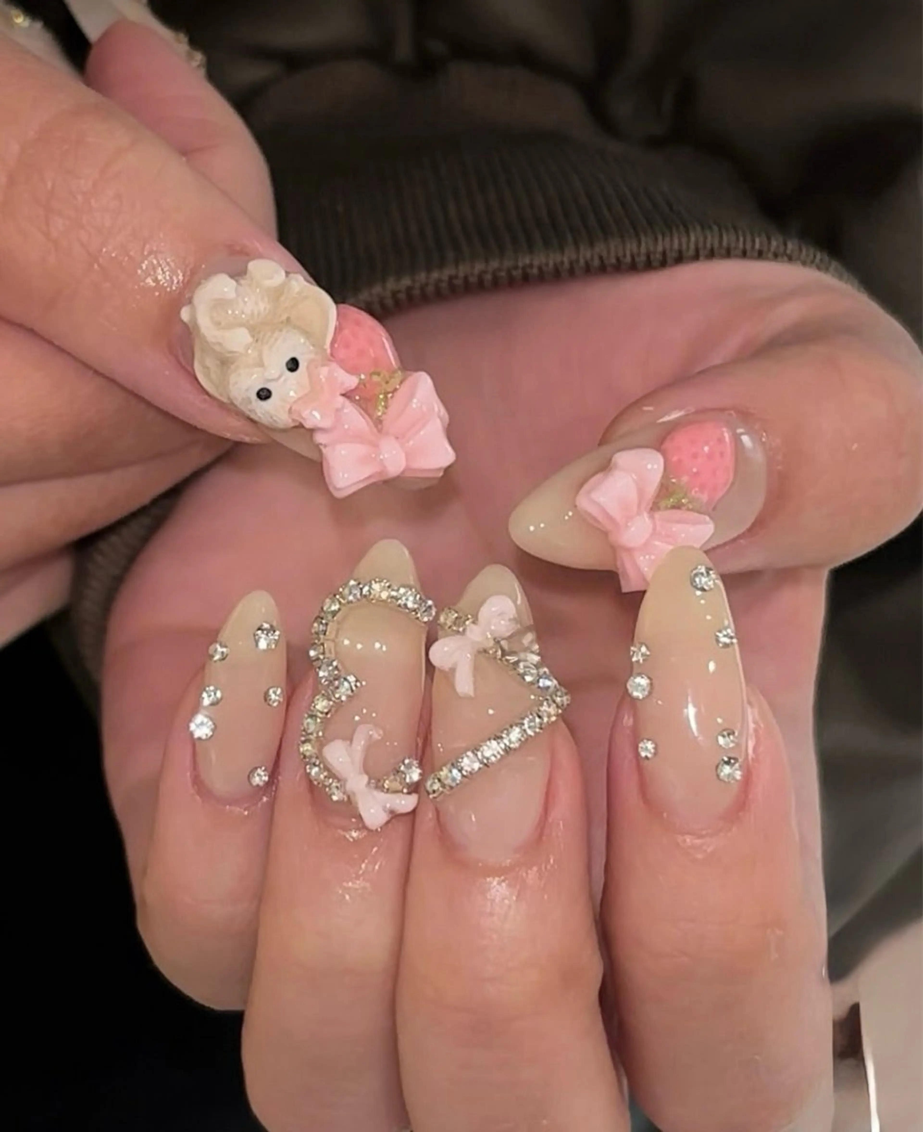 ネイル 韓国ネイル ニュアンスネイル シンプルネイル ワンホンネイル Nihonthy Nail 新宿のネイルデザイン