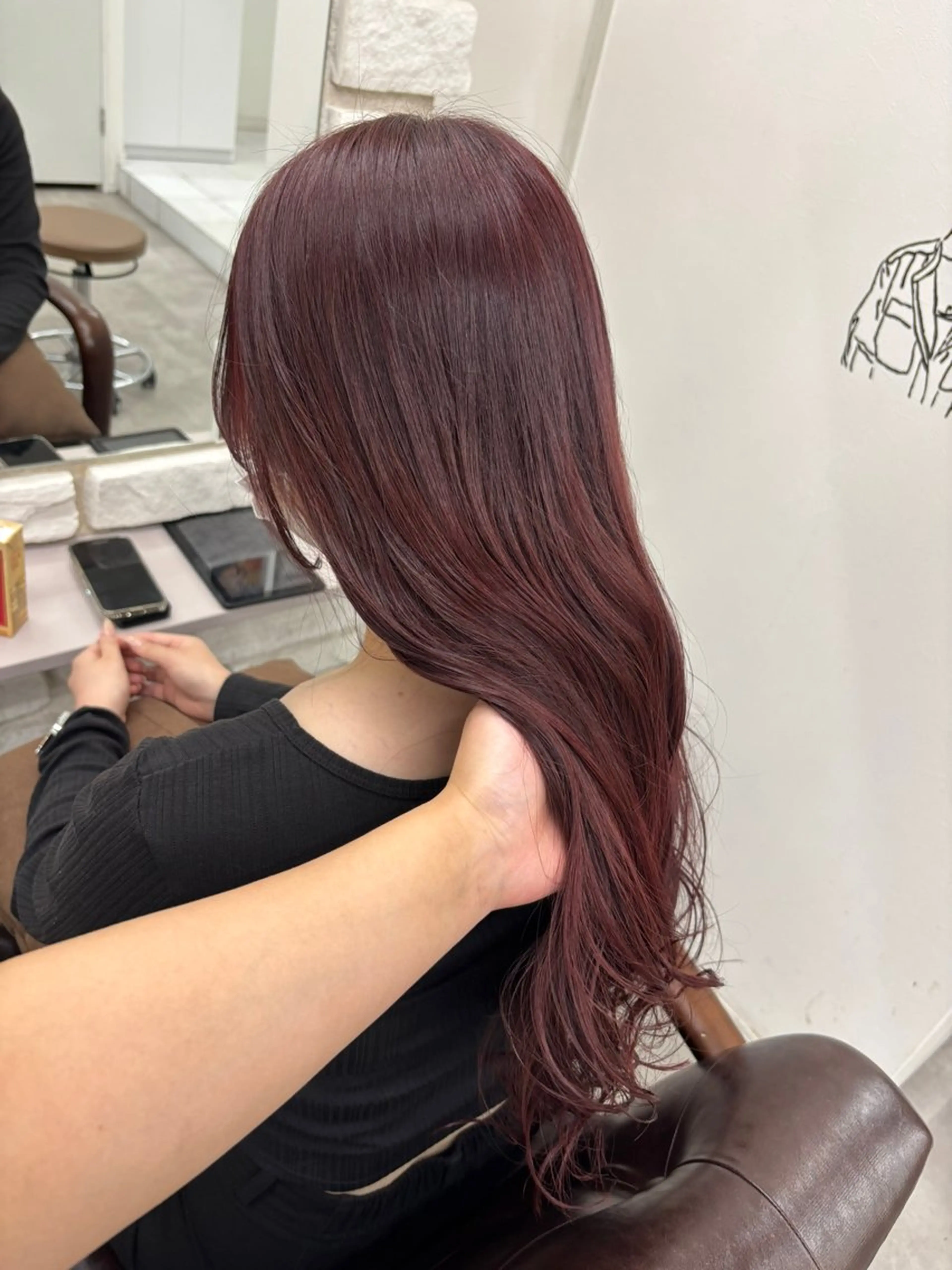 ロング カット ヘアカラー トリートメント I see/天王寺/ 髪質改善/本田 唯のヘアスタイル