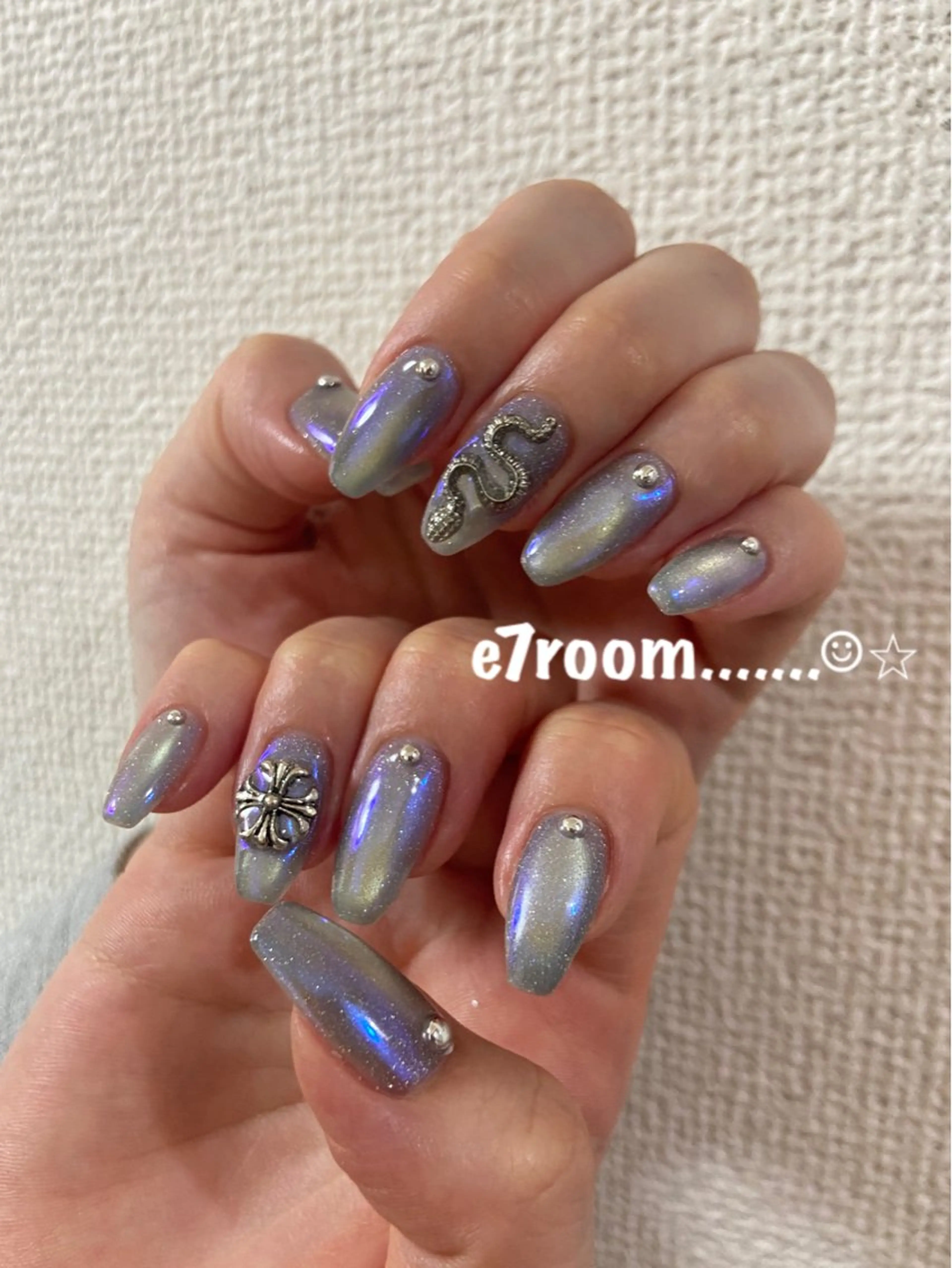 ロング 江口 佳奈のネイルデザイン