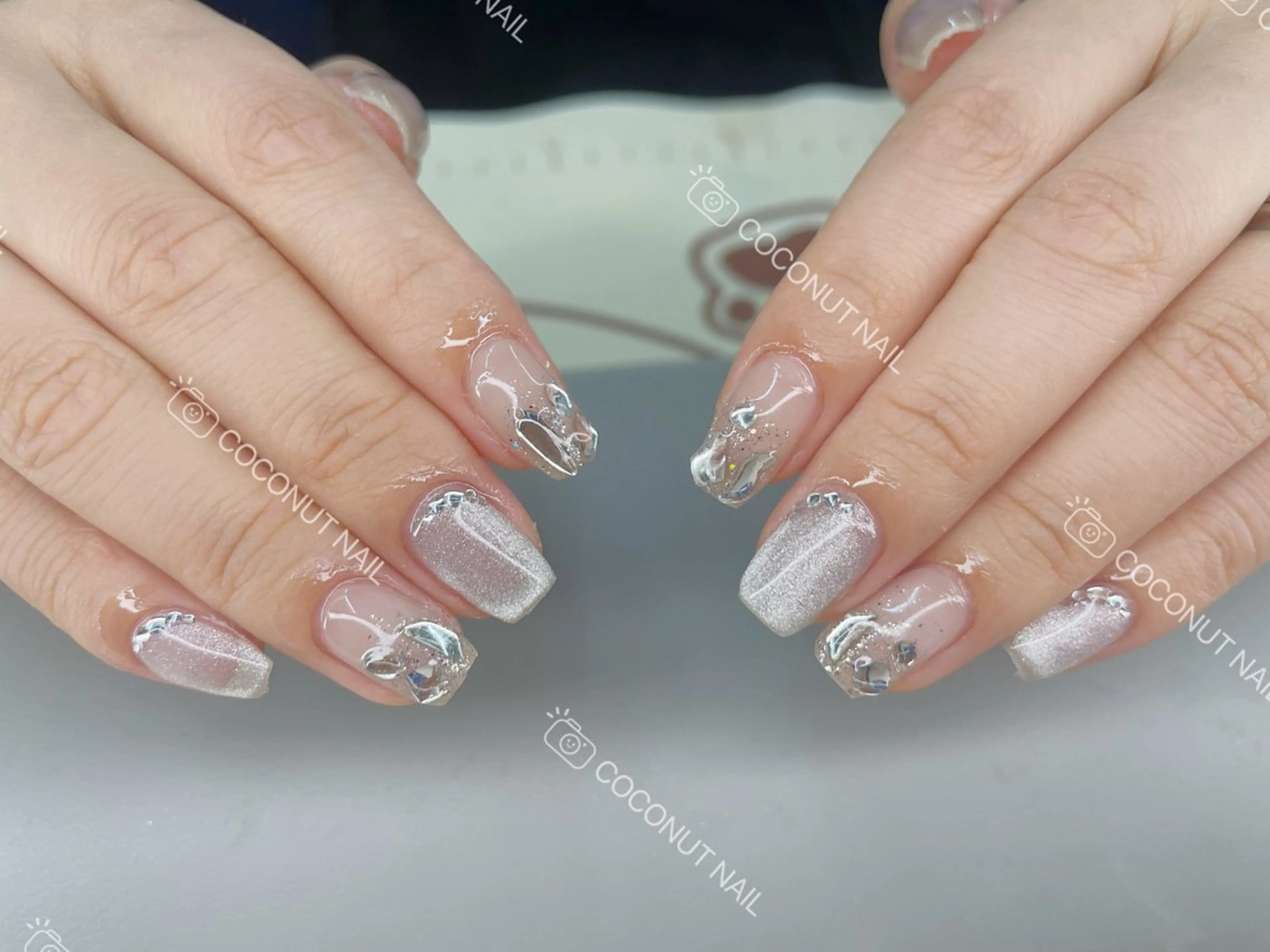 ネイル ハンドネイル 神田 ココナッツのネイルデザイン