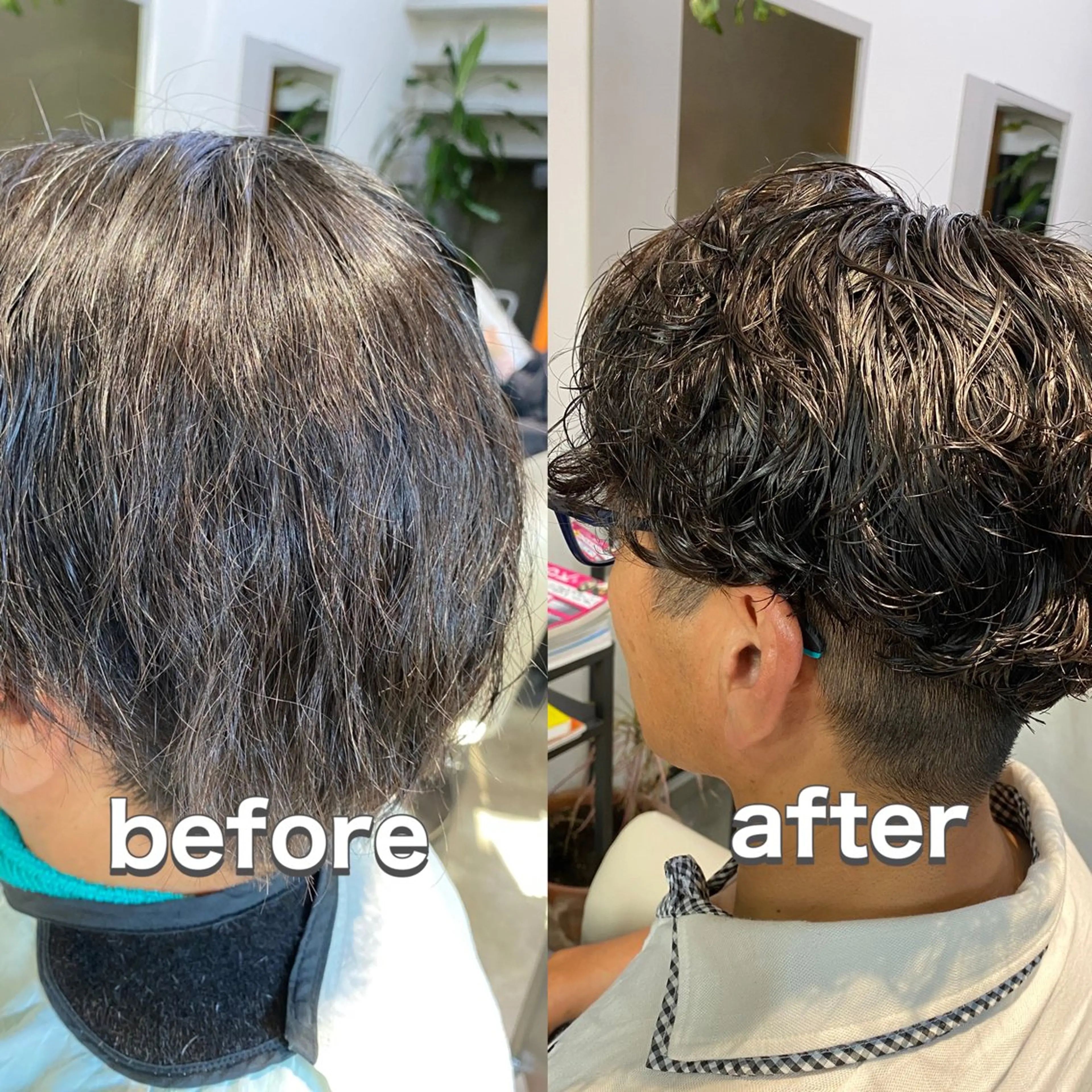 パーマ メンズ メンズパーマ メルクヘアー 中澤のヘアスタイル