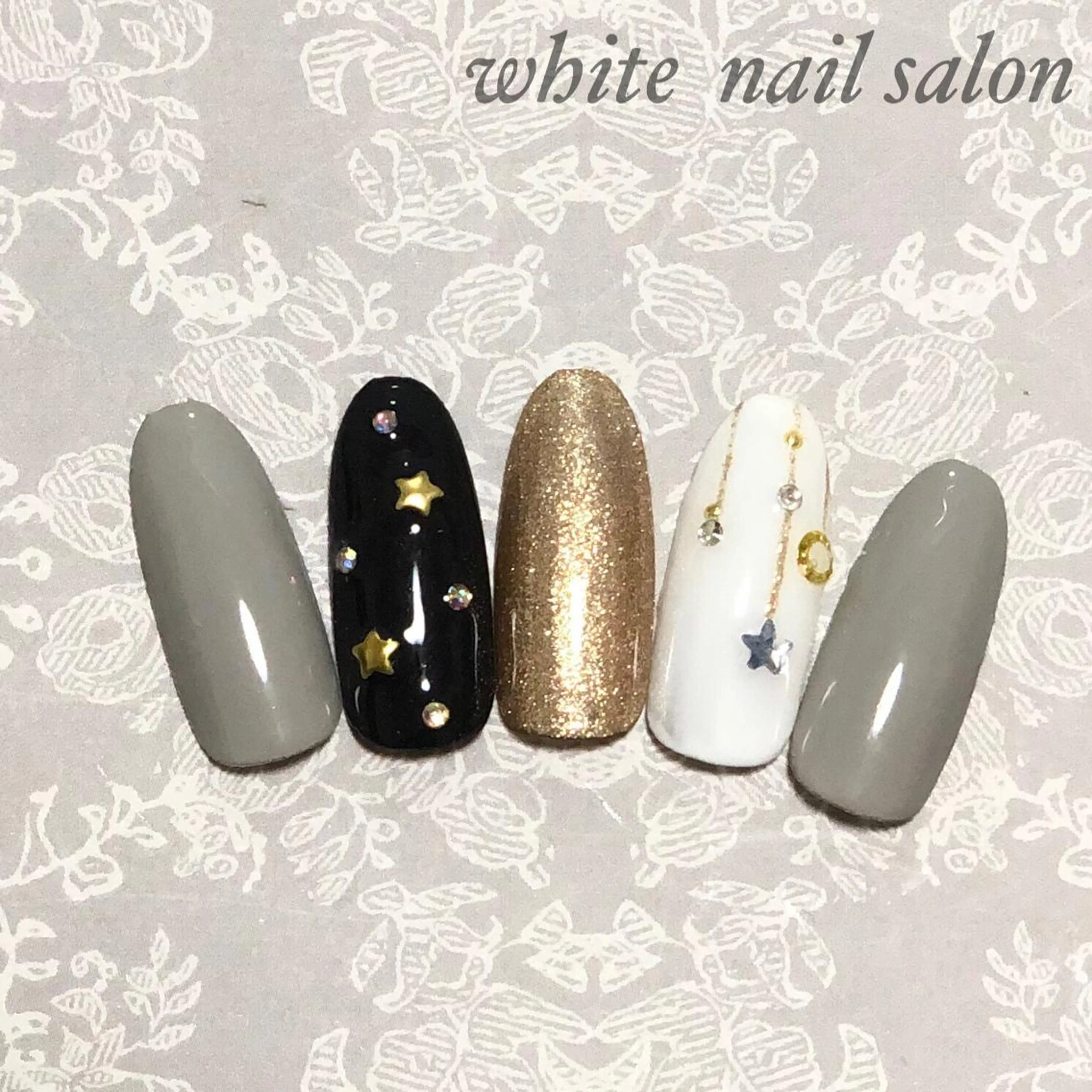 ネイル アートネイル フットネイル フレンチネイル ジェルネイル ハードジェル ハンドネイル white nail salonのネイルデザイン