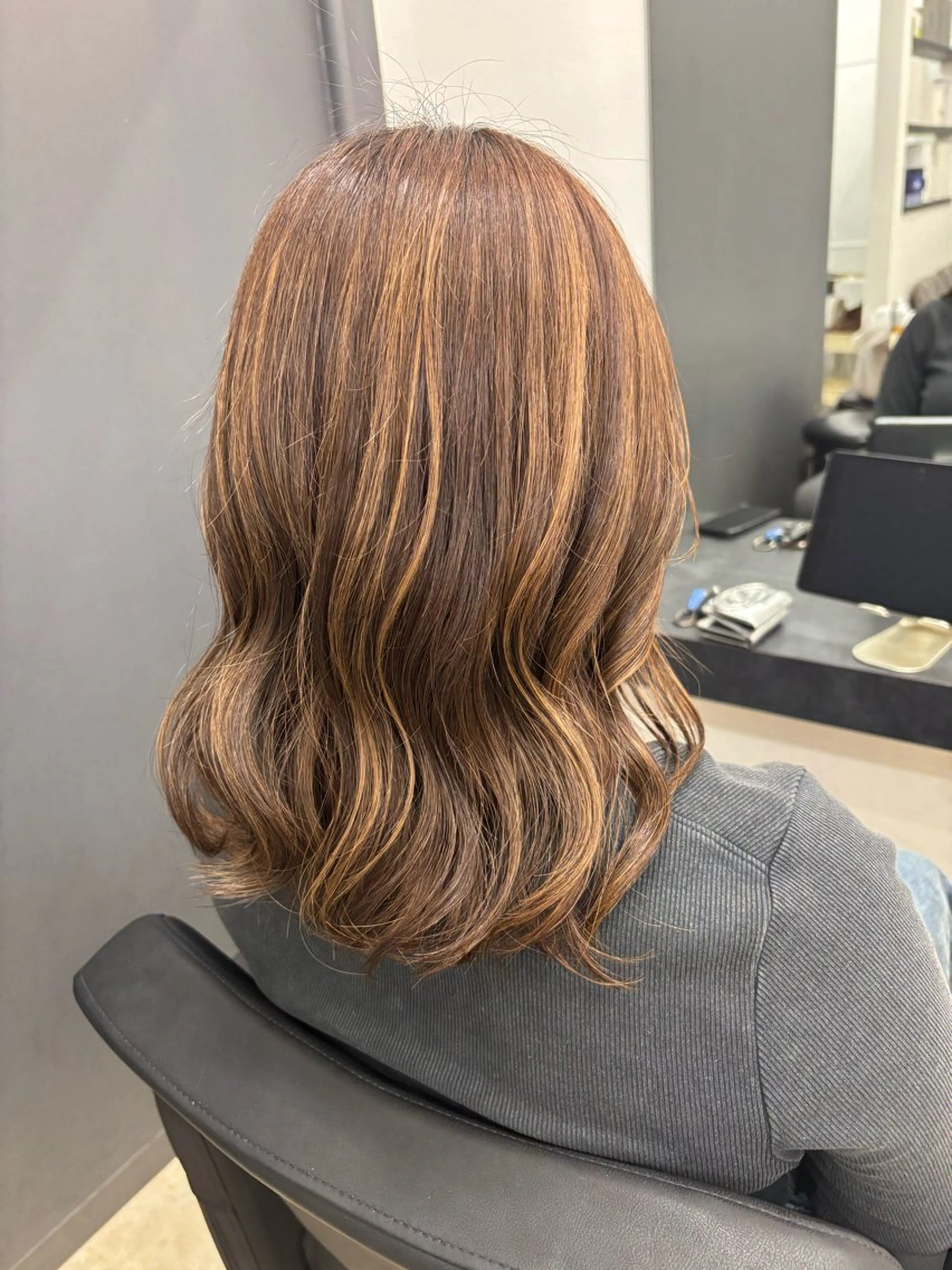 ミディアム カット ヘアカラー トリートメント 🎀レディース特化 山下 京華🎀のヘアスタイル