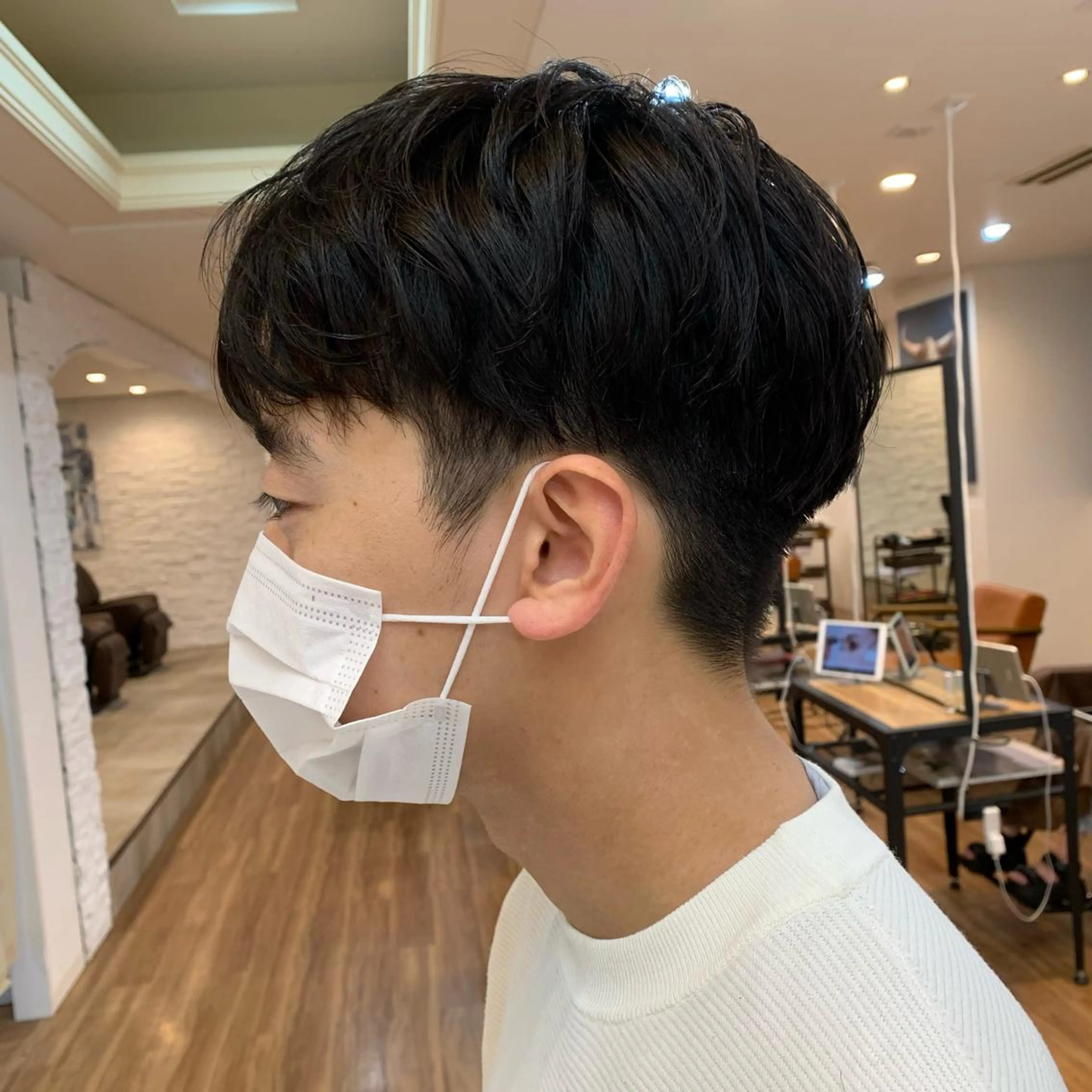 ショート メンズ マッシュ 刈り上げ 【韓国風くびれヘア】 joule小木曽輝のヘアスタイル