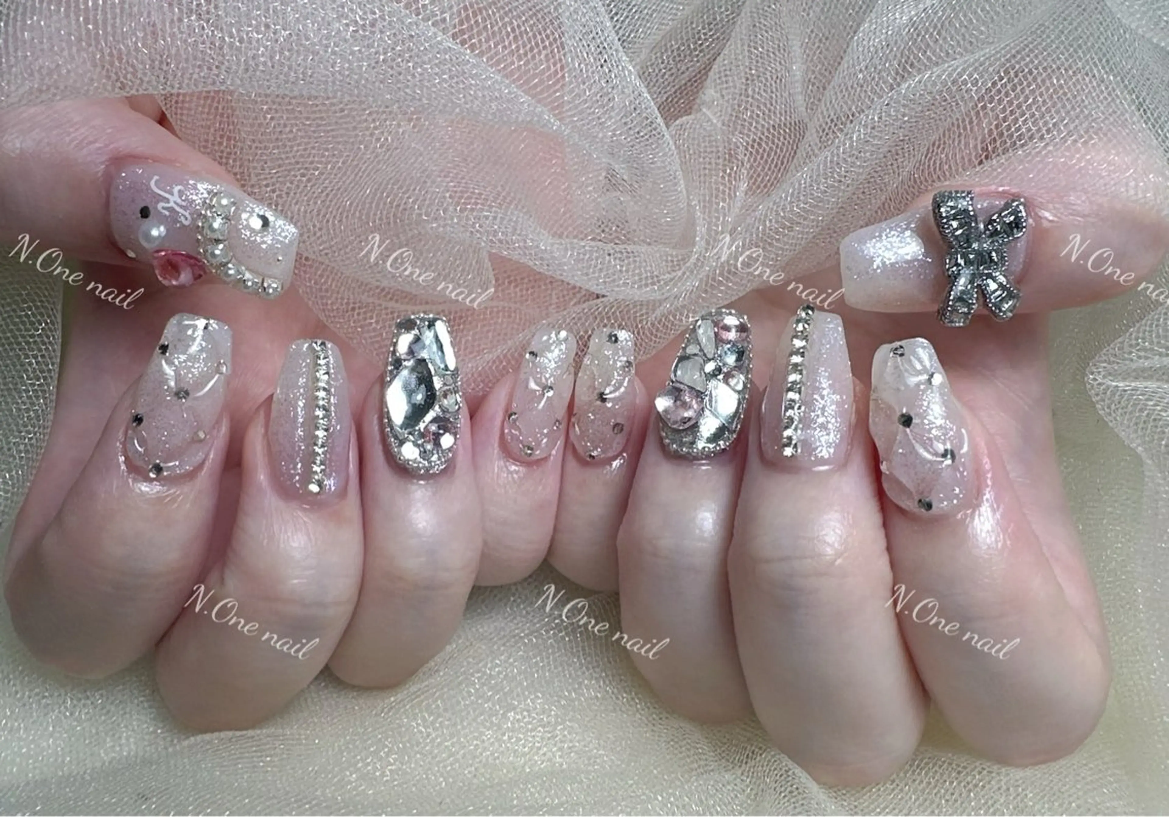 【ハンド】 150分10本やり放題、ゴデゴデデザインパーツつけ放題¥11800➡️¥10800の写真