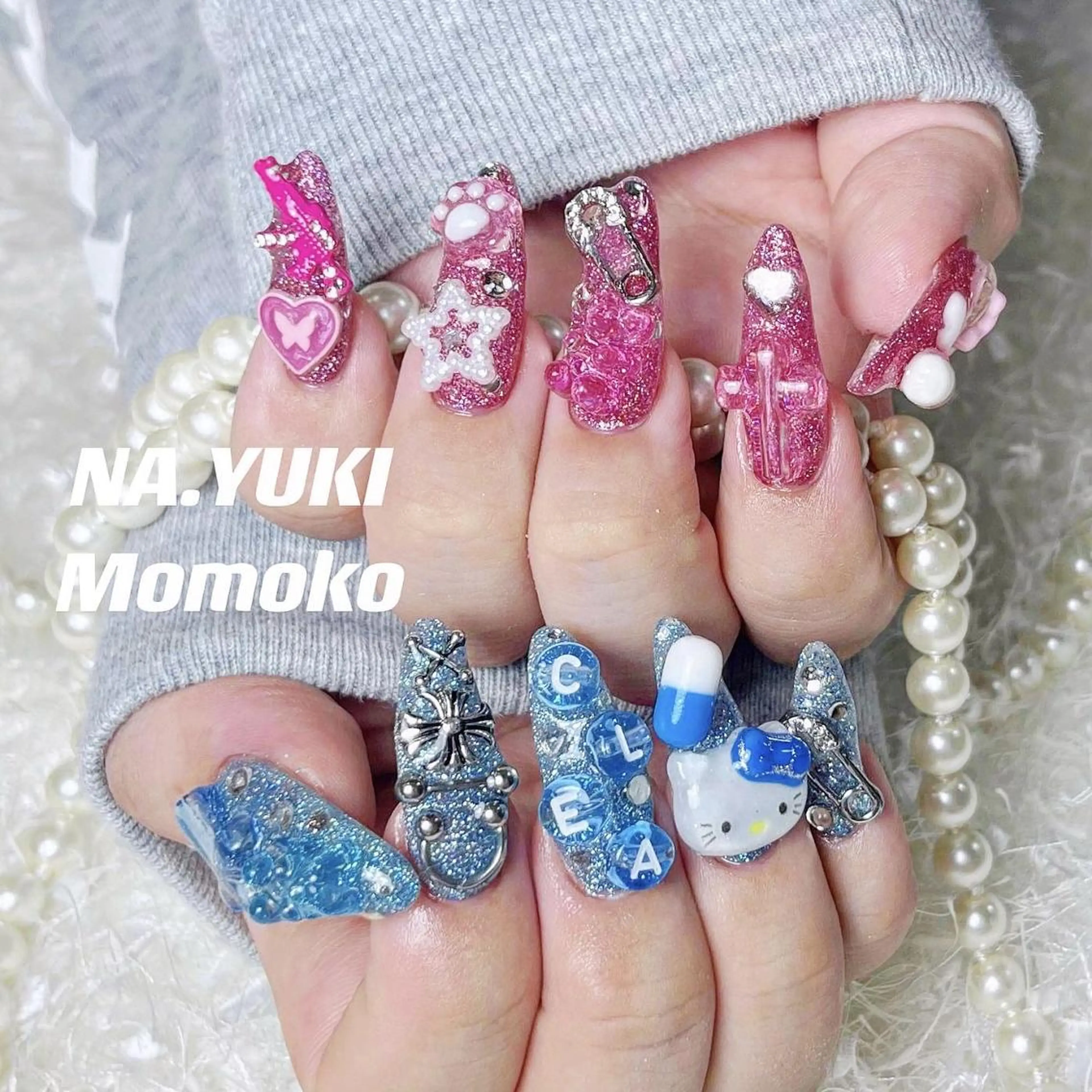 ネイル ハンドネイル 🎀 moo～ 🎀のネイルデザイン