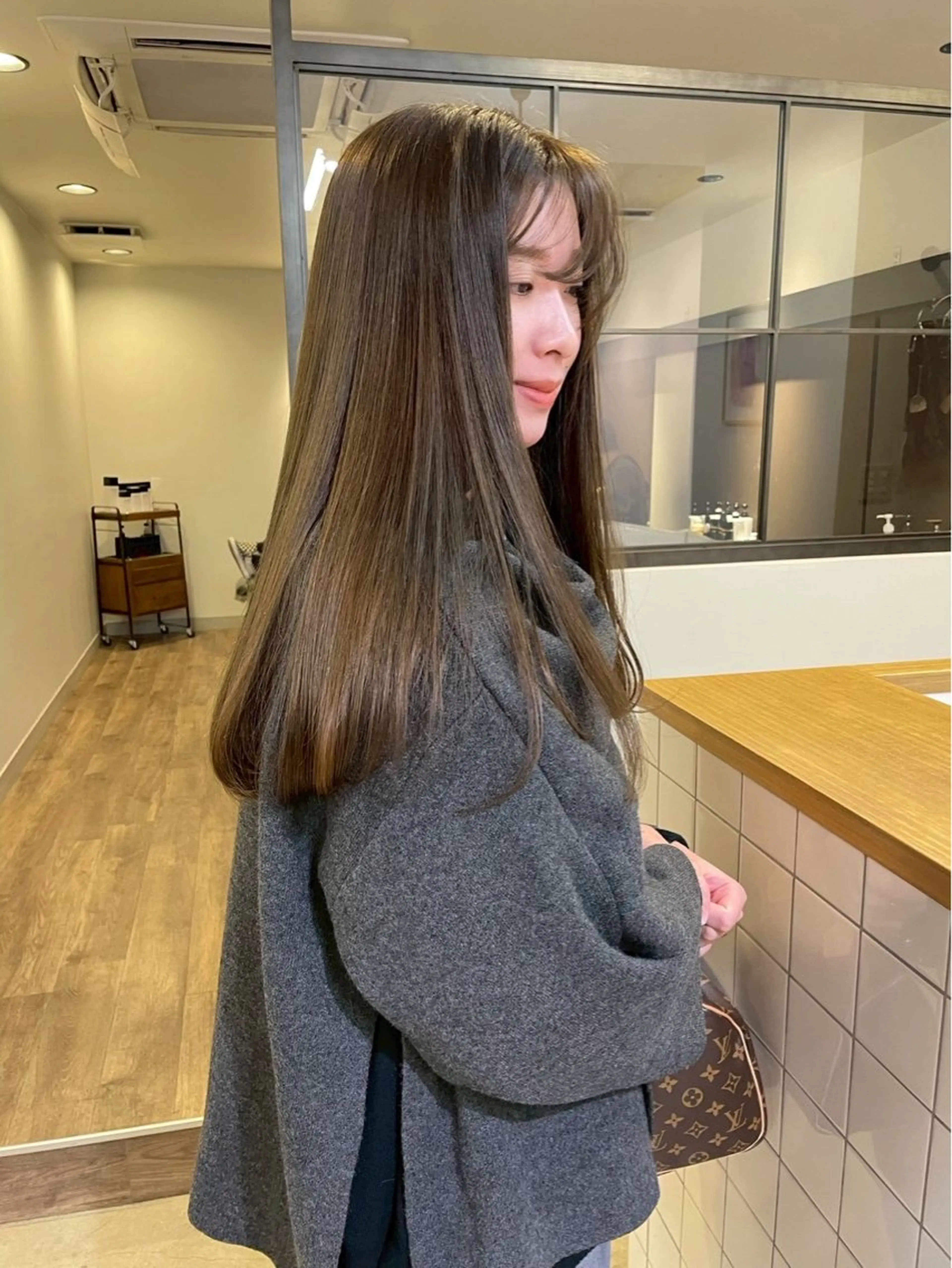 カラー miku/天神 艶カラーのヘアスタイル