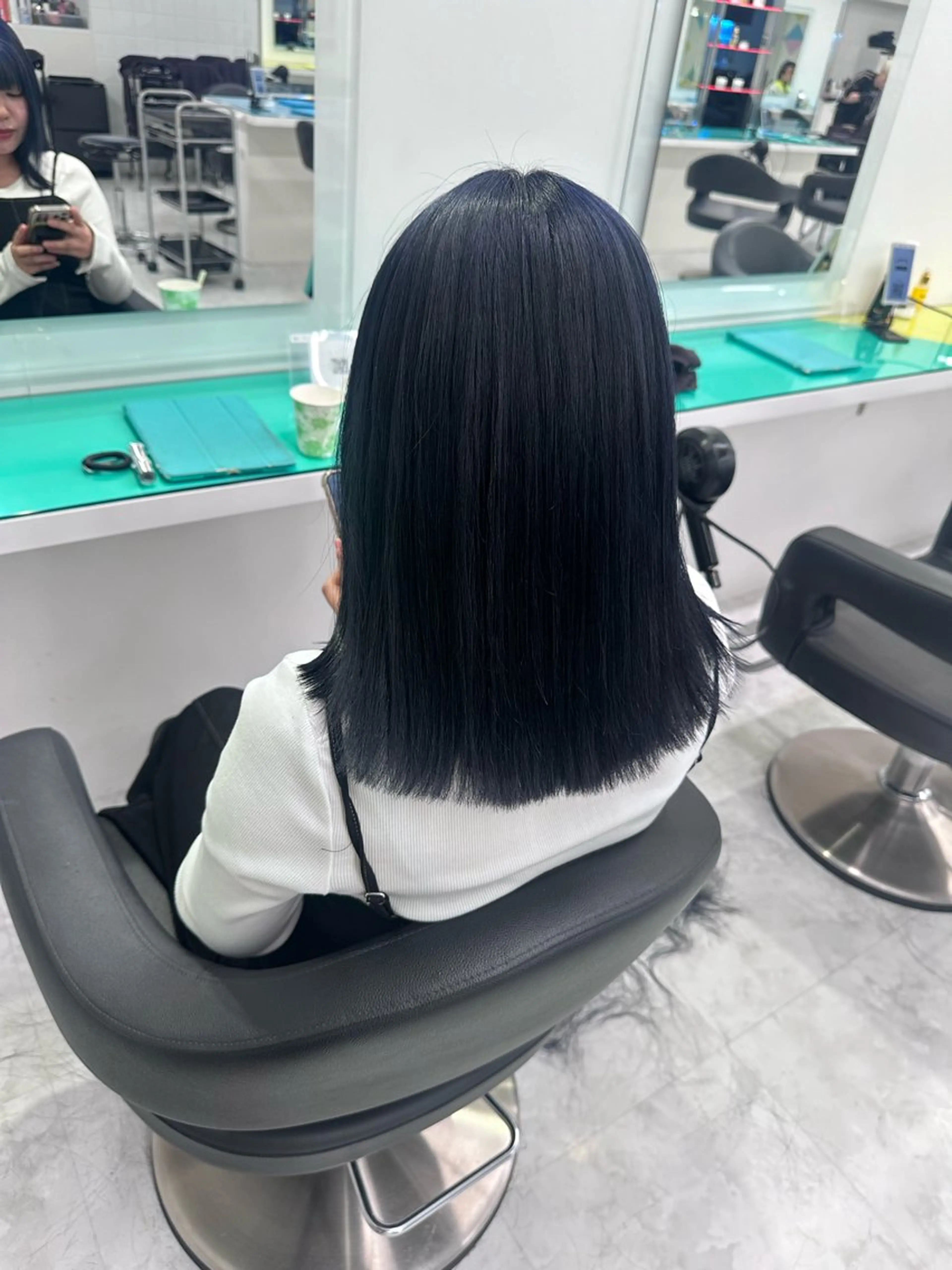 セミロング カラー ブリーチ ケアブリーチ ♡ダブルカラー特化♡ miyuのヘアスタイル