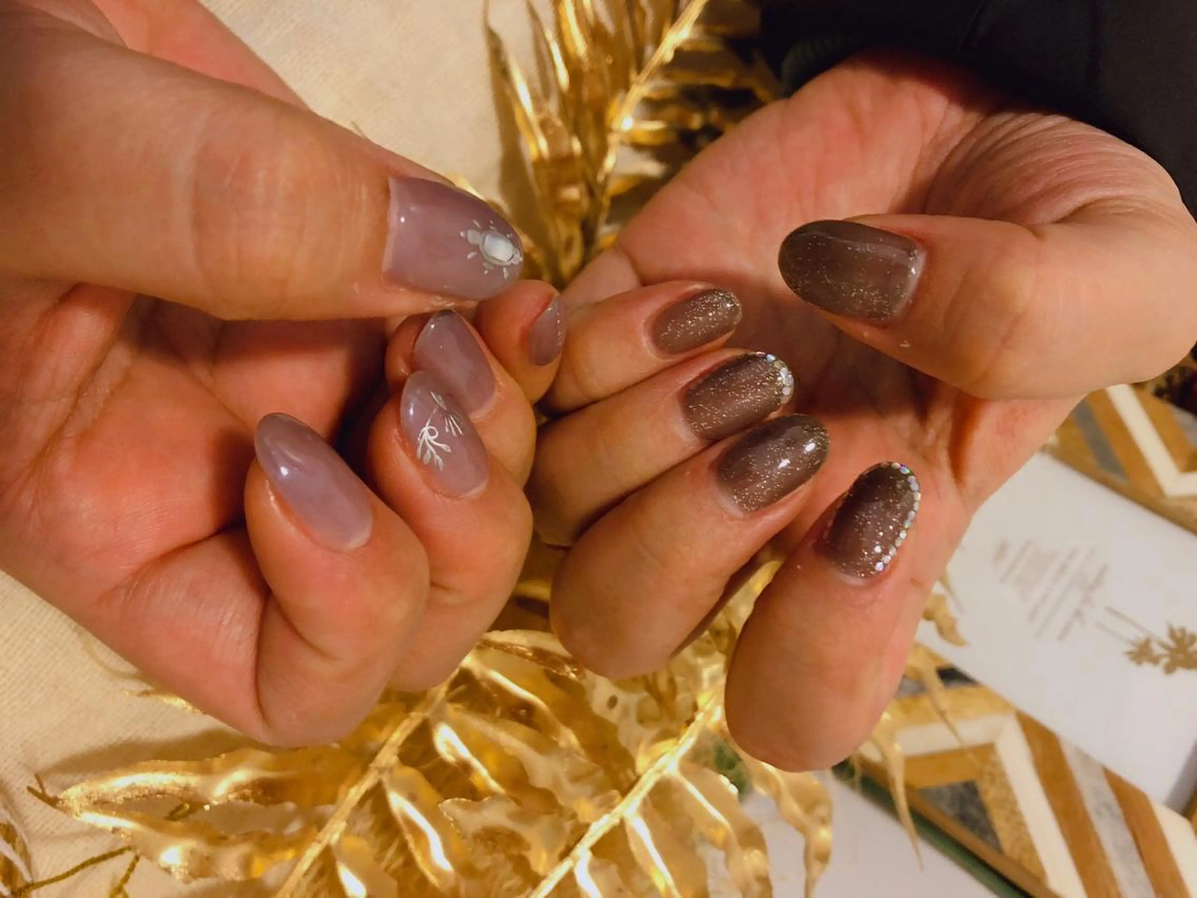 ネイル 冬ネイル ハンドネイル kiki nail &brow二子玉川の眉毛・アイブロウイメージ