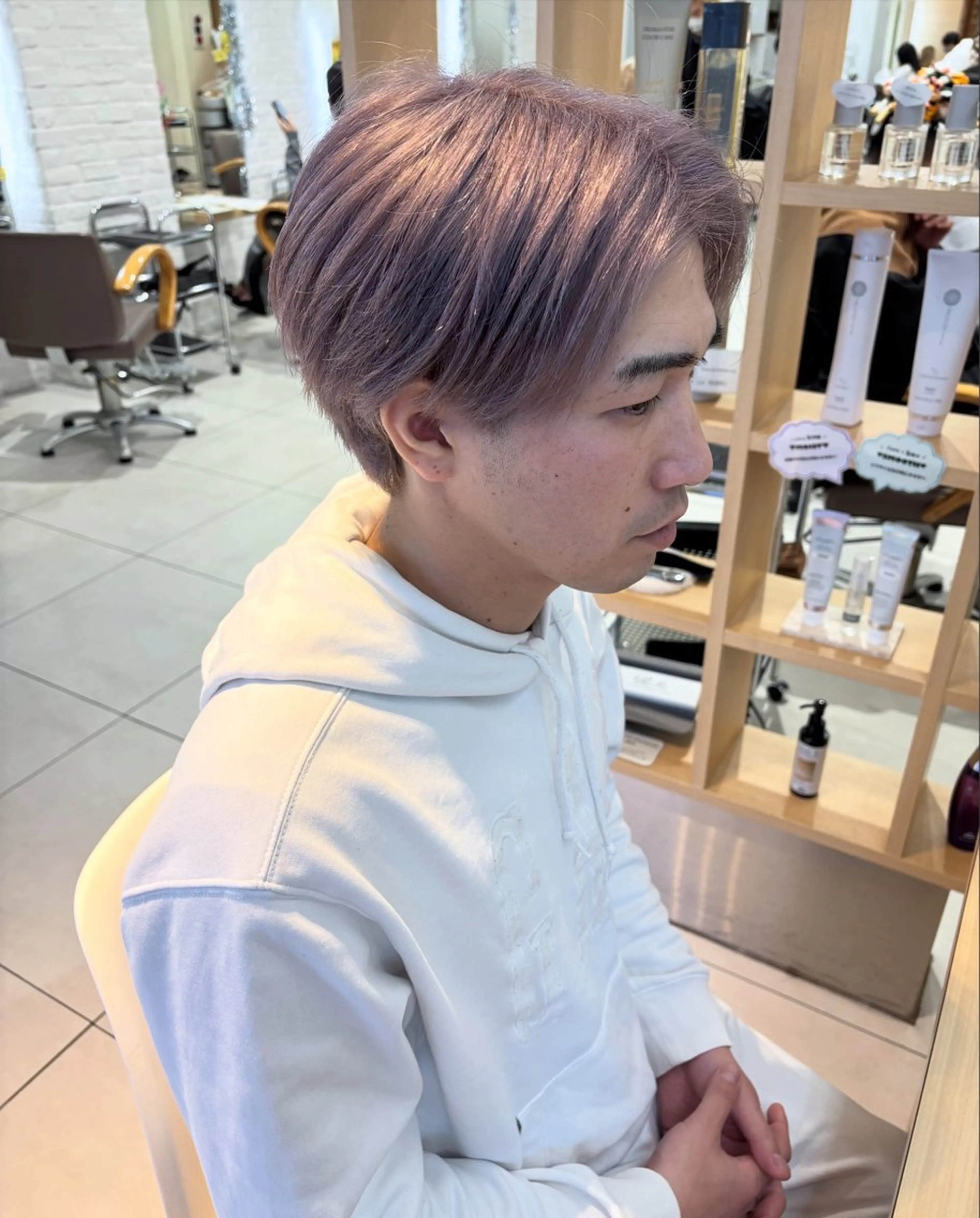 カラー メンズ 💈メンズパーマ カラー💈momoのヘアスタイル