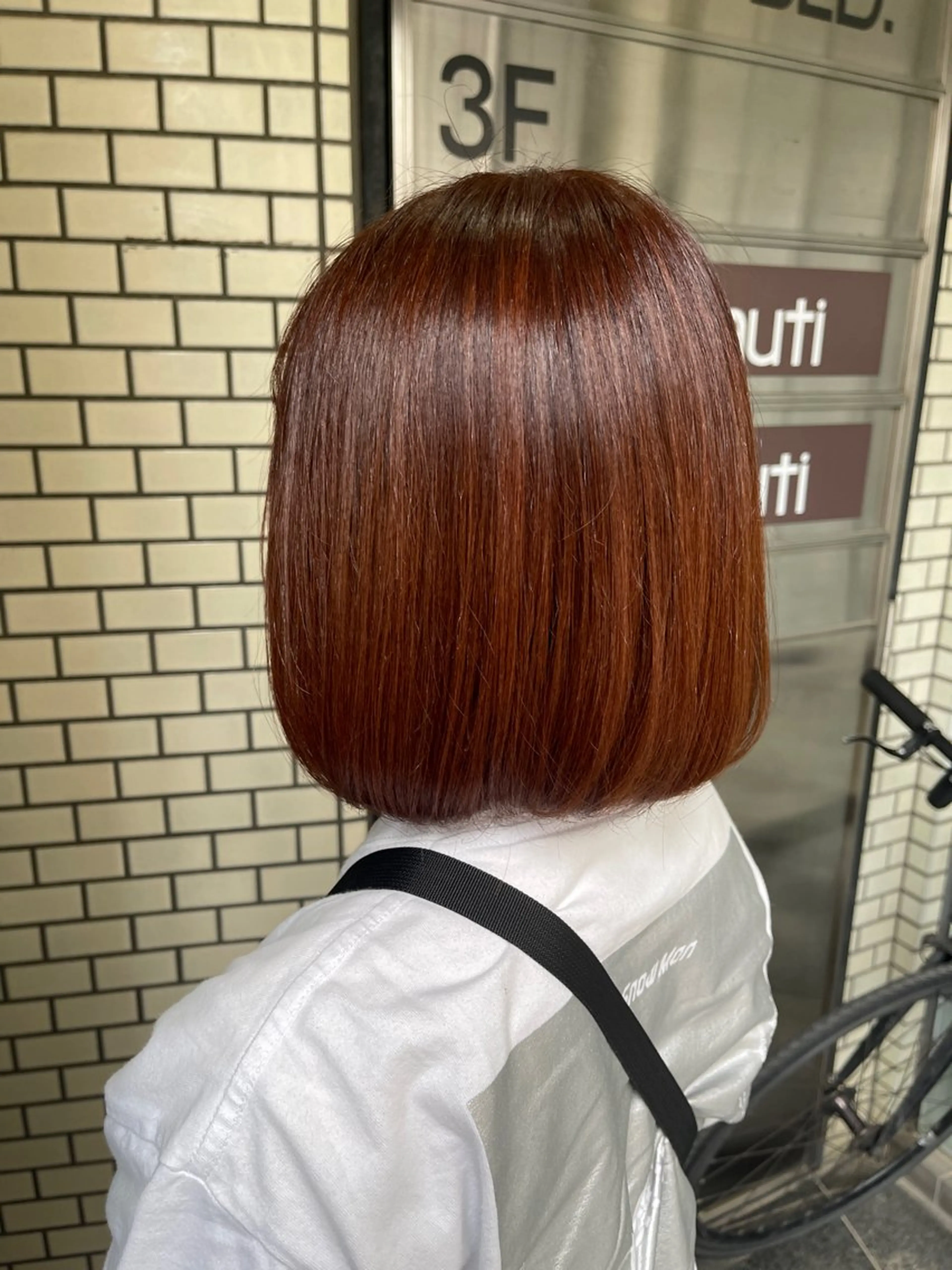 ミディアム カラー ブリーチ ブリーチなしカラー ピンクカラー ヘアカラー 池袋/板橋 マツモトのヘアスタイル