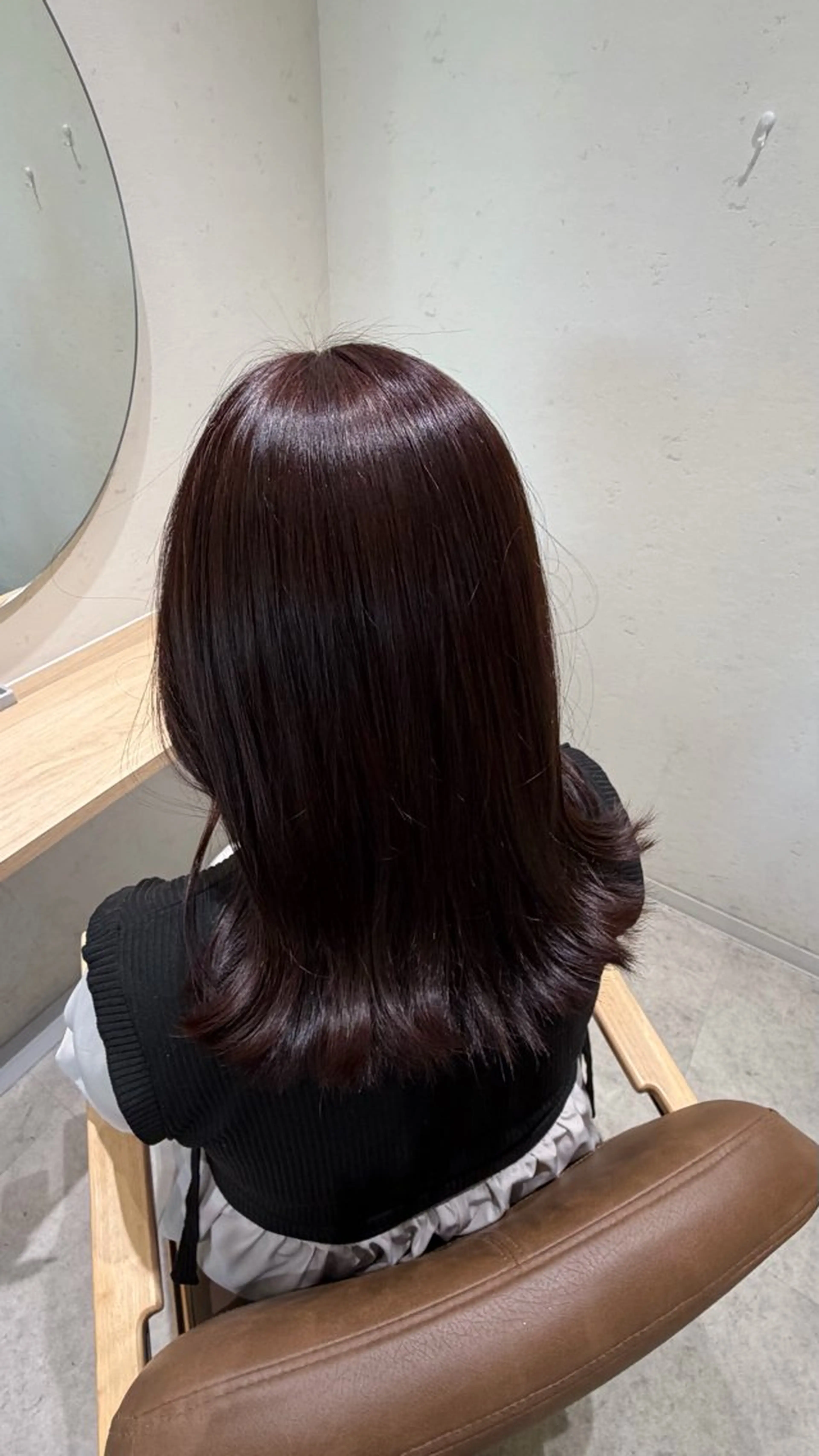 セミロング カラー ヘアカラー トリートメント Day.1 HAIR 千聖🫧🤍のヘアスタイル