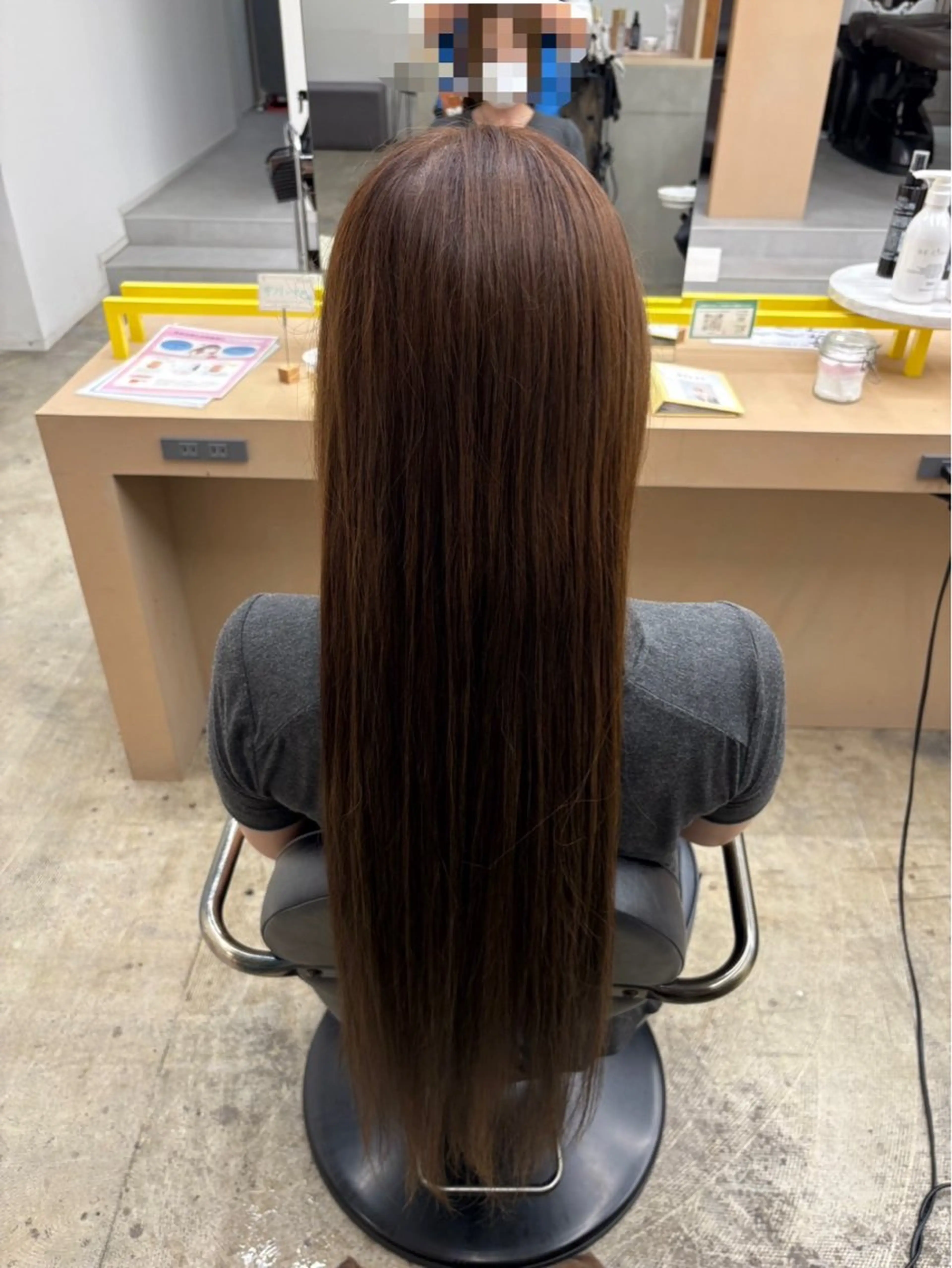 ロング カラー 西村 優我のヘアスタイル