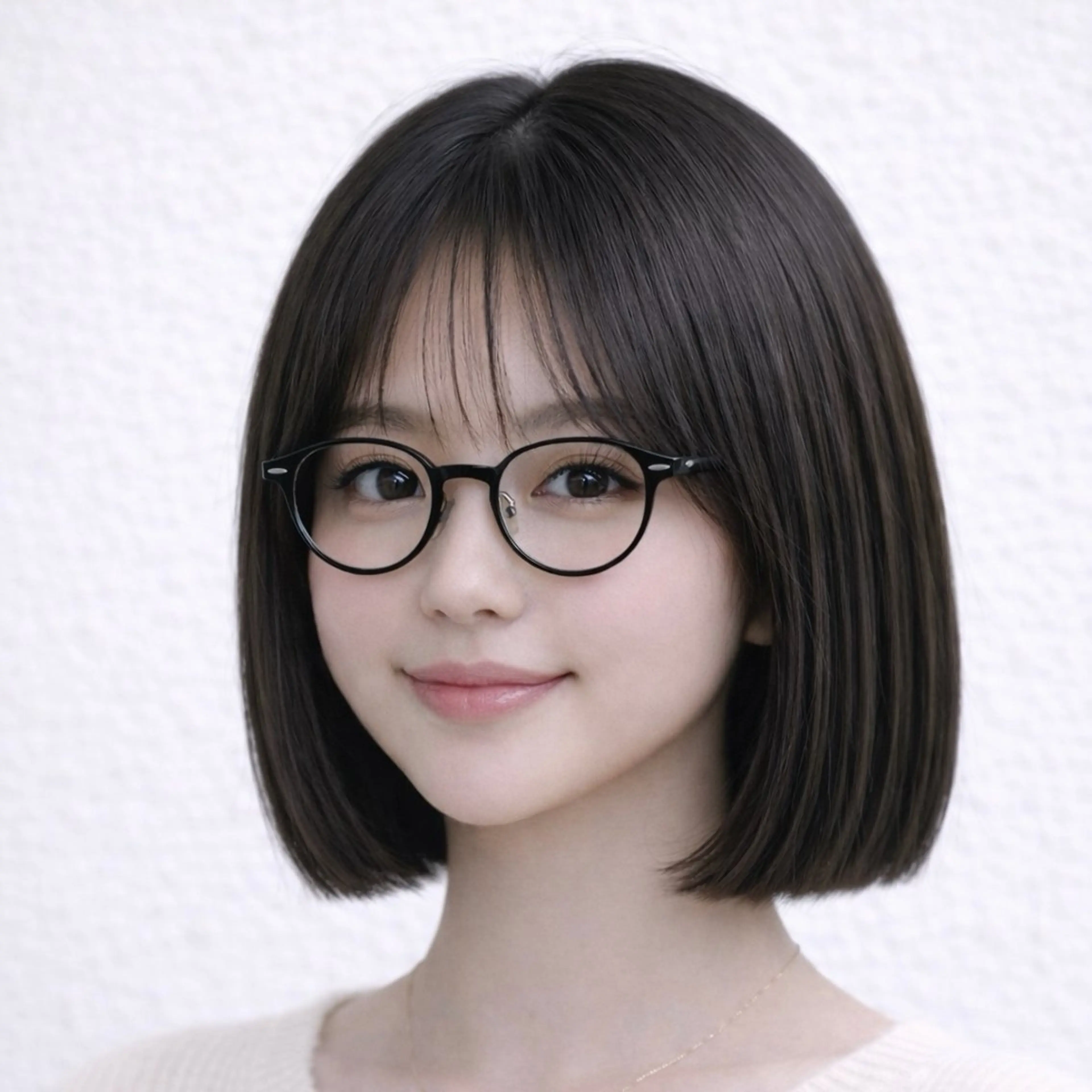 ミディアム カラー ボブ カット ヘアカラー 佐藤 舞のヘアスタイル