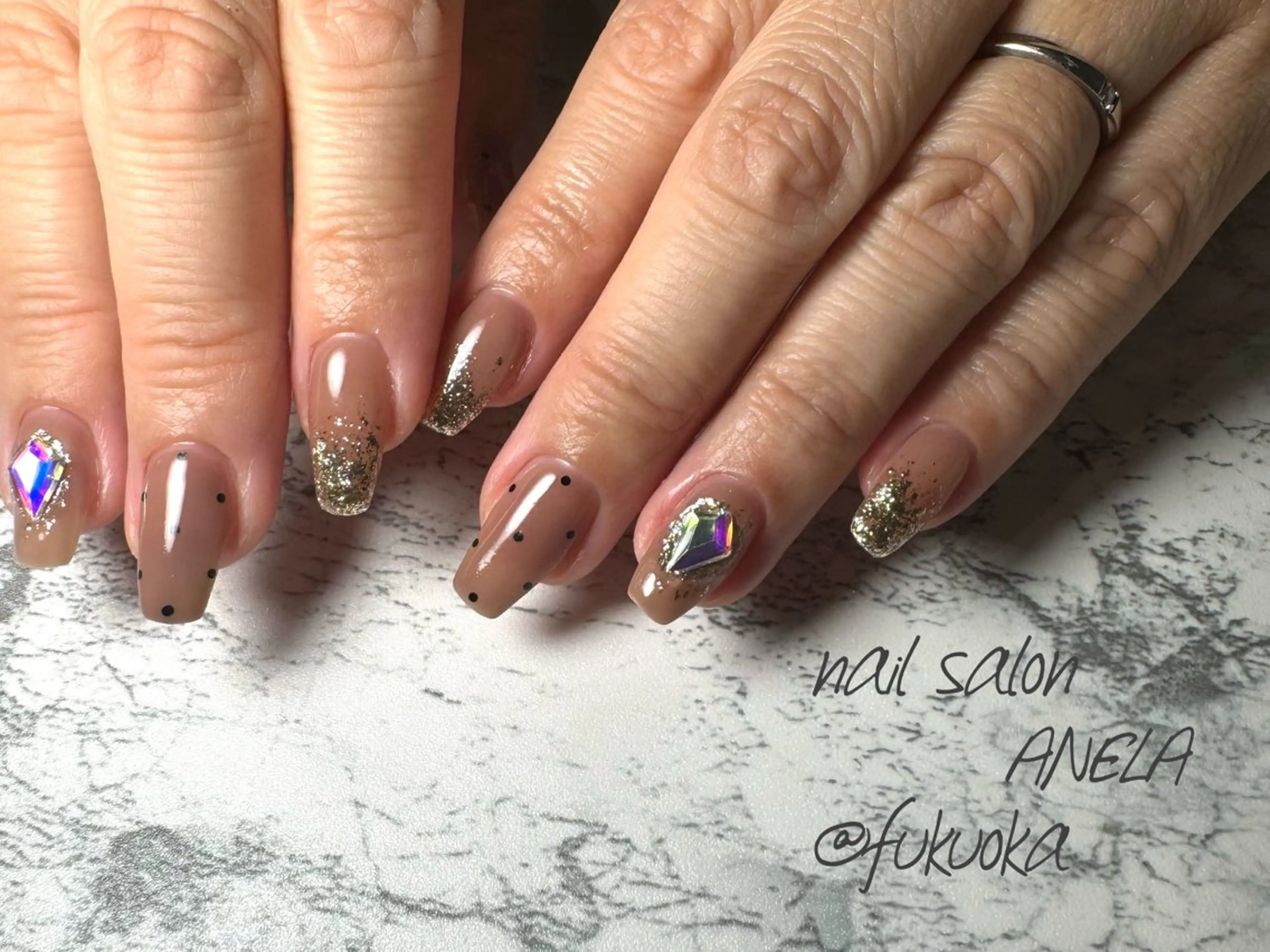 ネイル ハンドネイル nail salon ANELA mayaのネイルデザイン