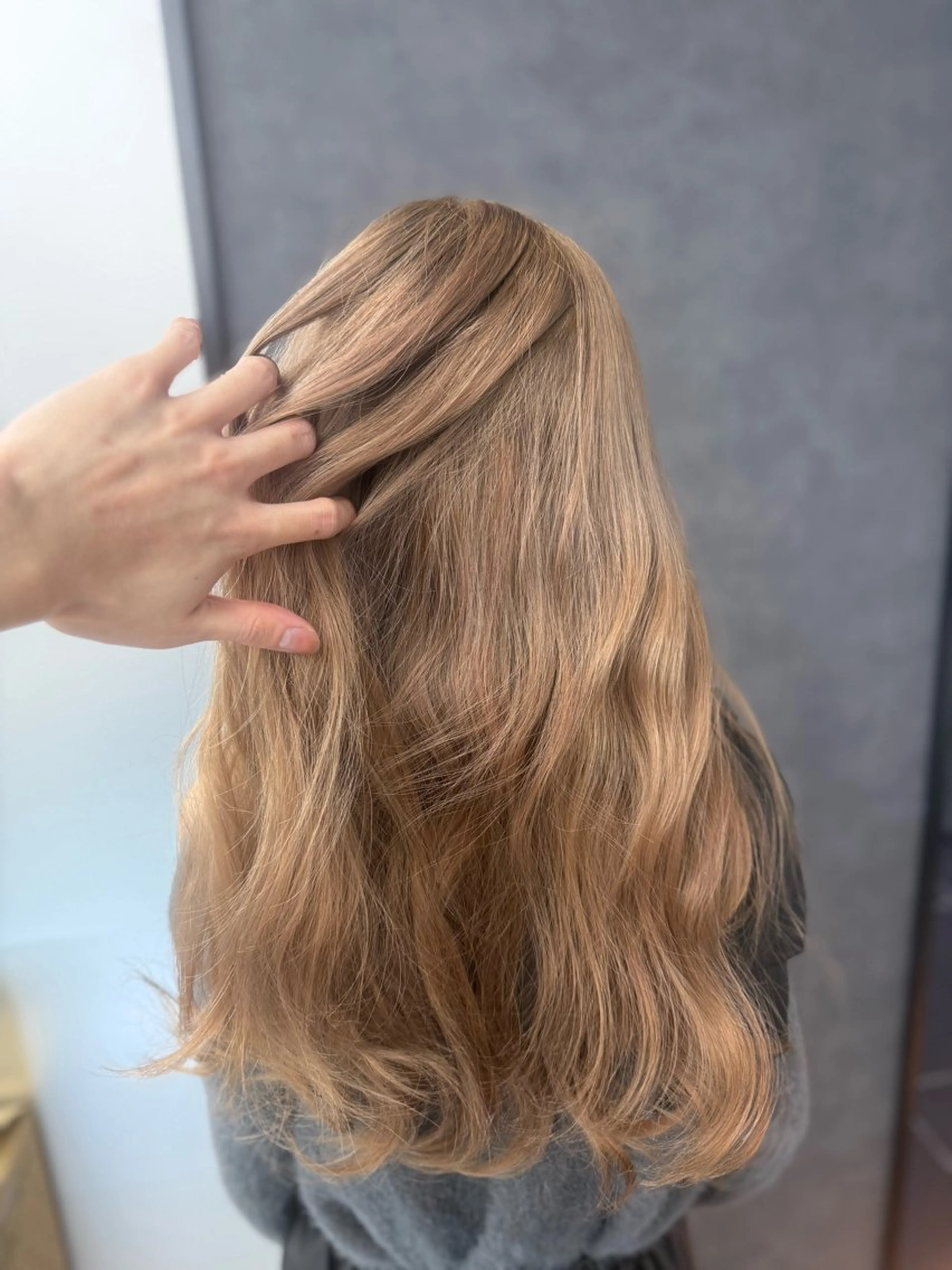 セミロング カラー ヘアカラー 渋谷ブリーチカラー/ デザインカラー/優希のヘアスタイル