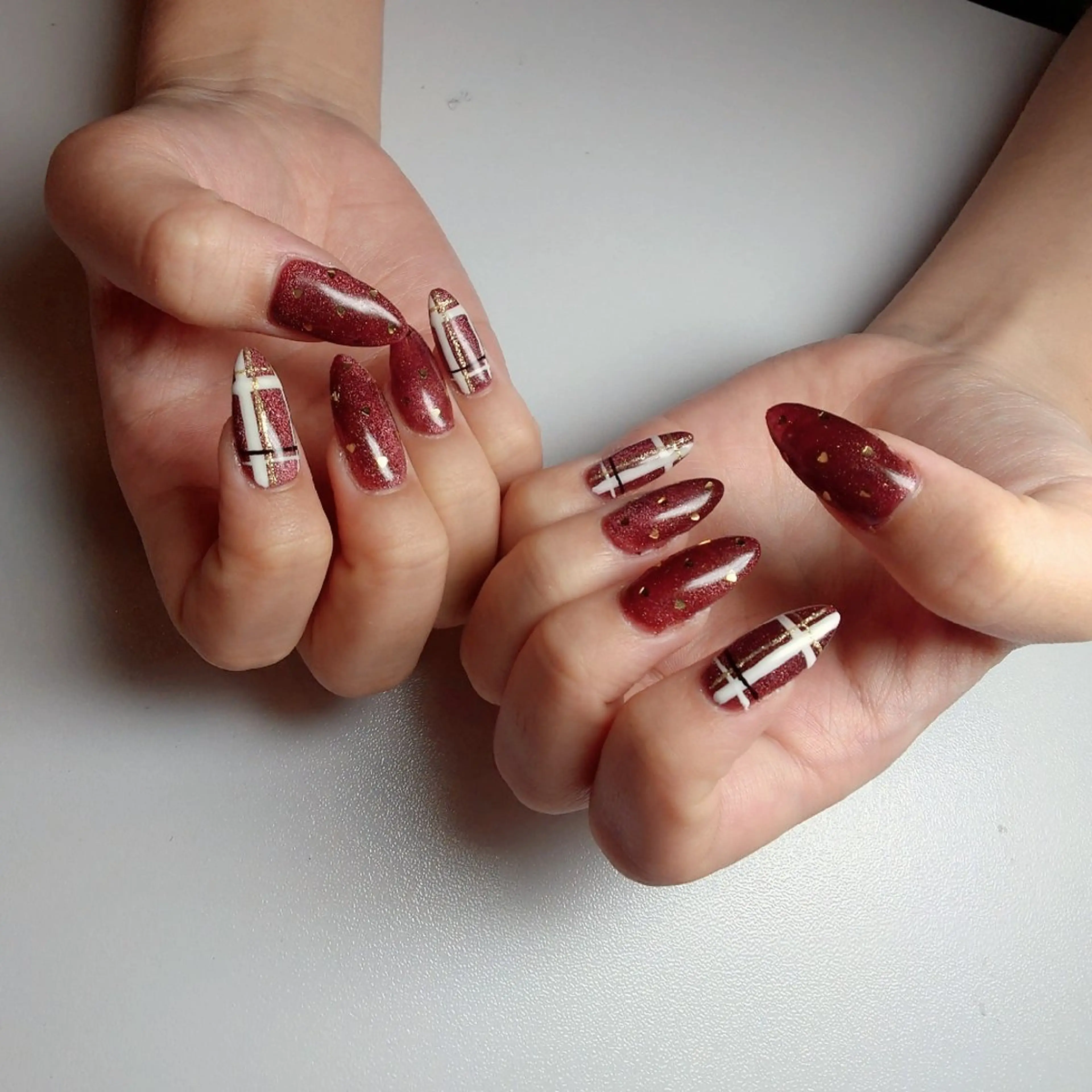 ネイル 冬ネイル クリスマス ハンドネイル nailme! 遠藤智佳のネイルデザイン