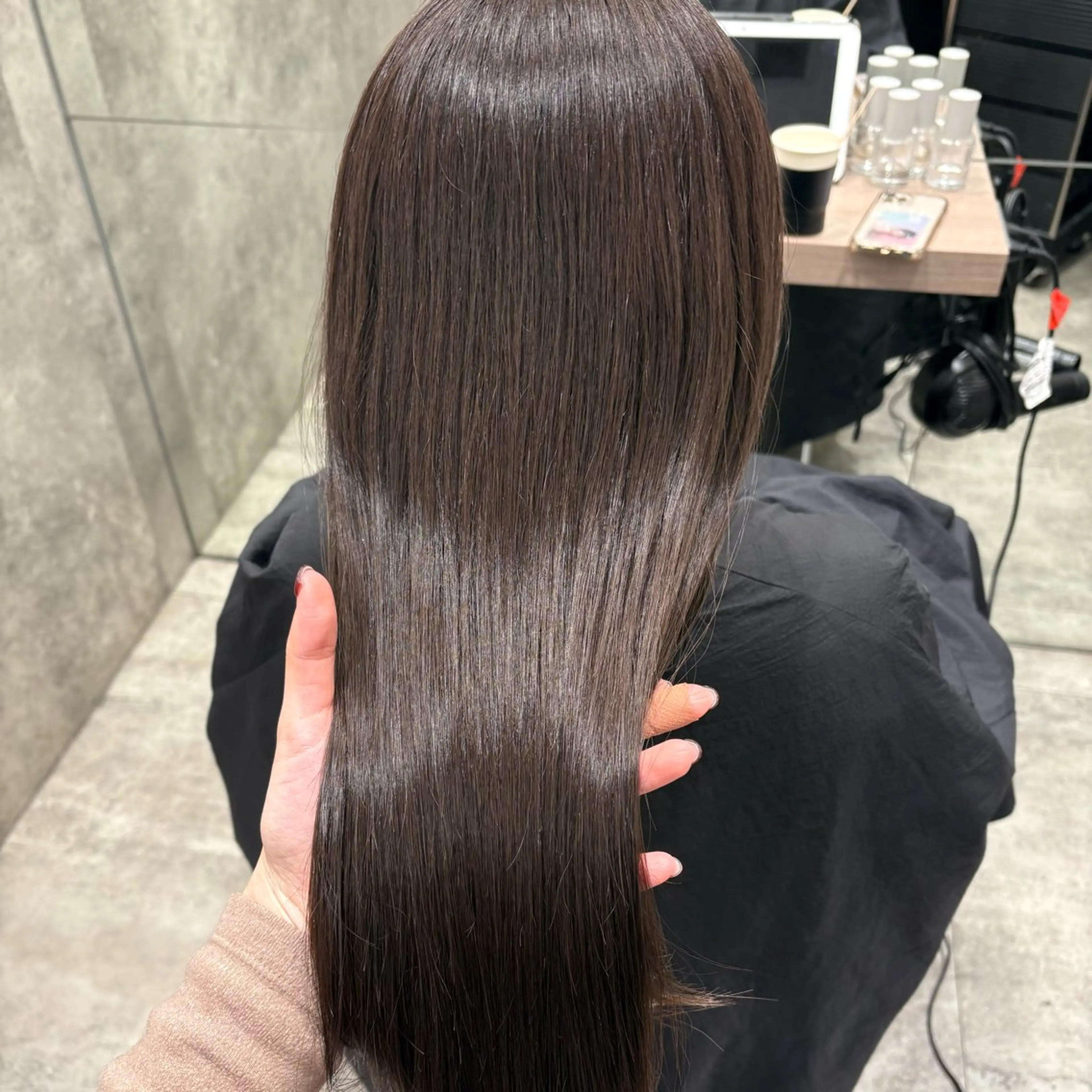 【2回目限定🫧】透明感ケアカラー+2stepトリートメント♡の写真
