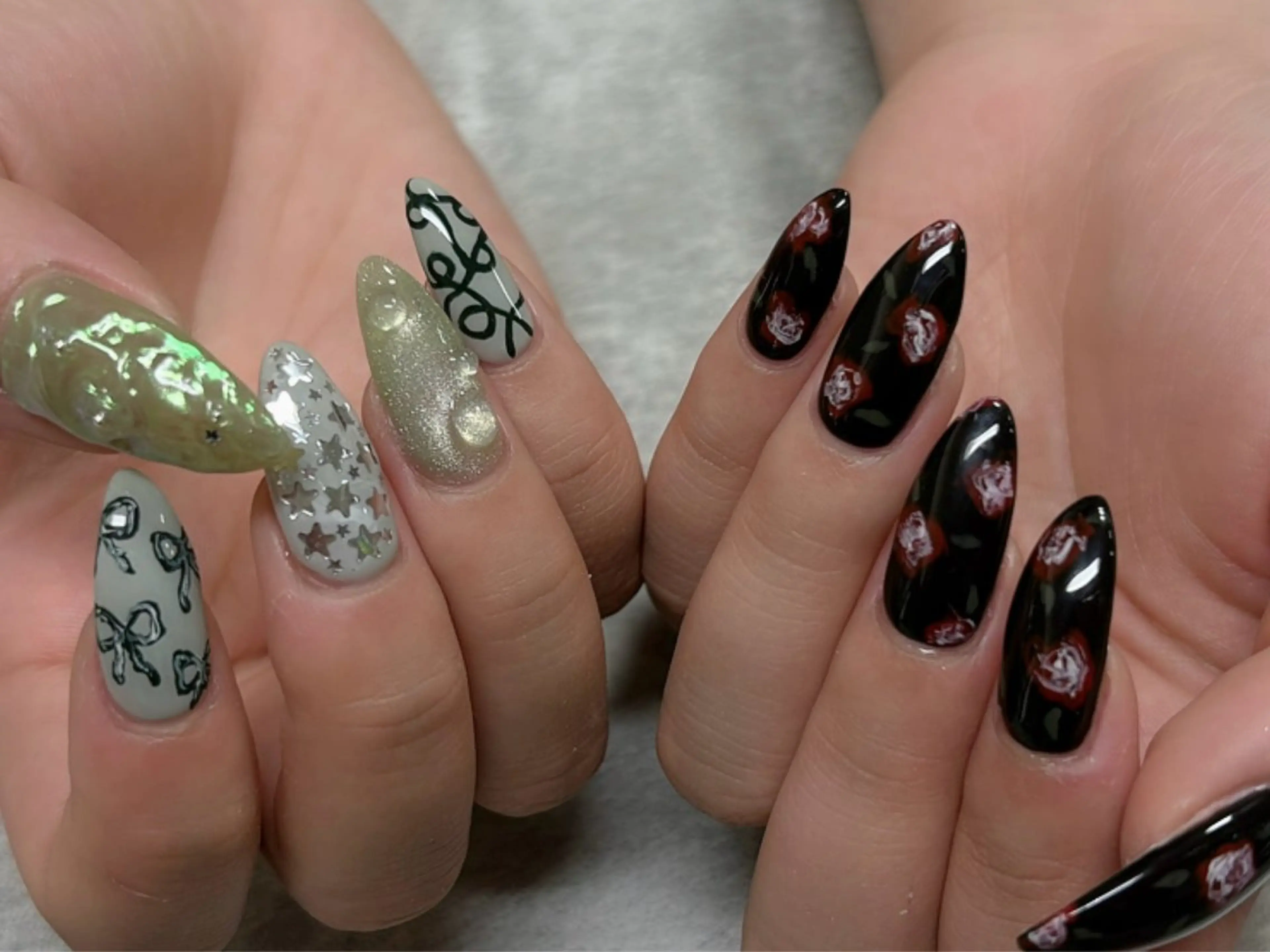 ネイル ハンドネイル 【Zina京都駅前】 きぬがわ らむのネイルデザイン