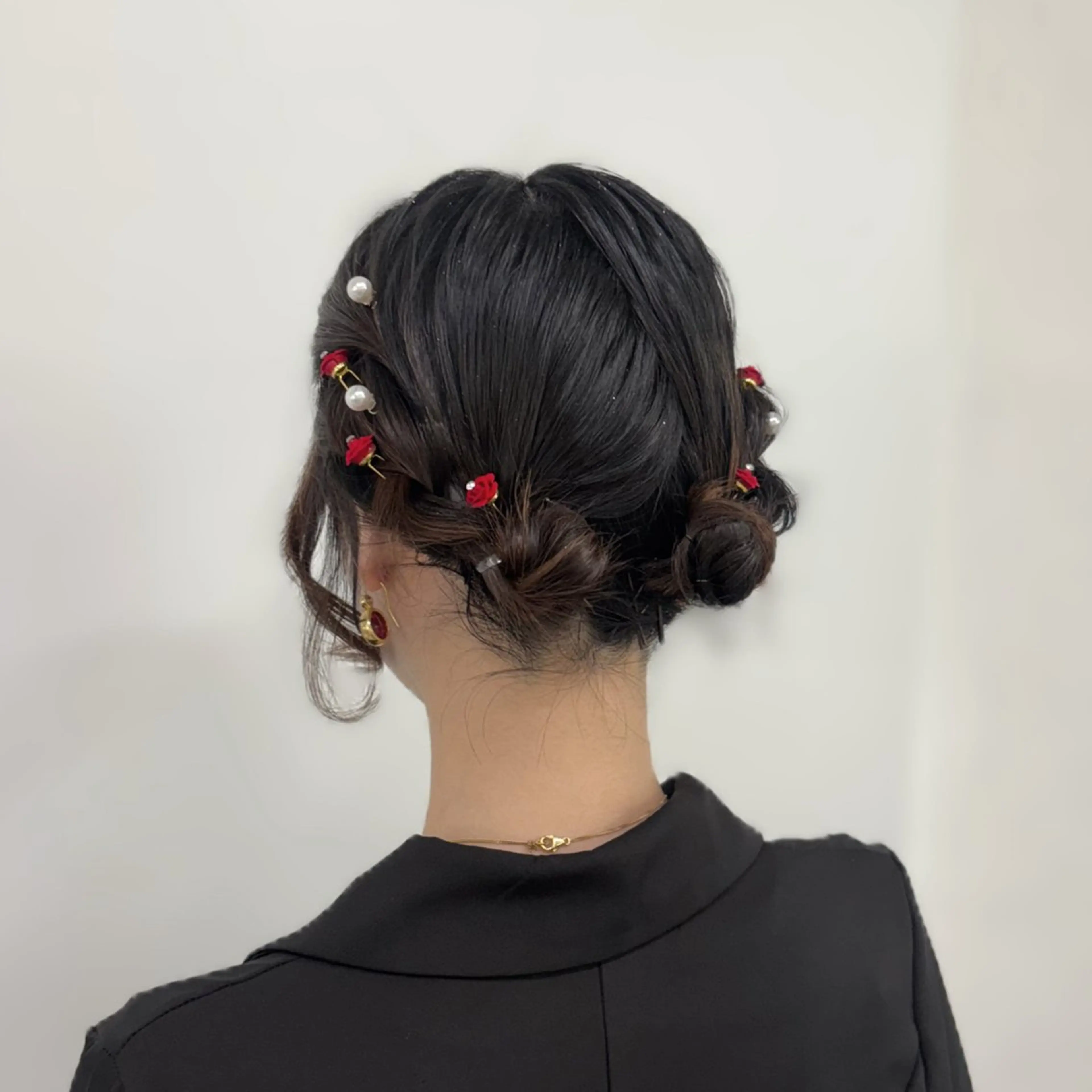 ショート ヘアアレンジ ボブ さくら 🌸エクステのヘアスタイル