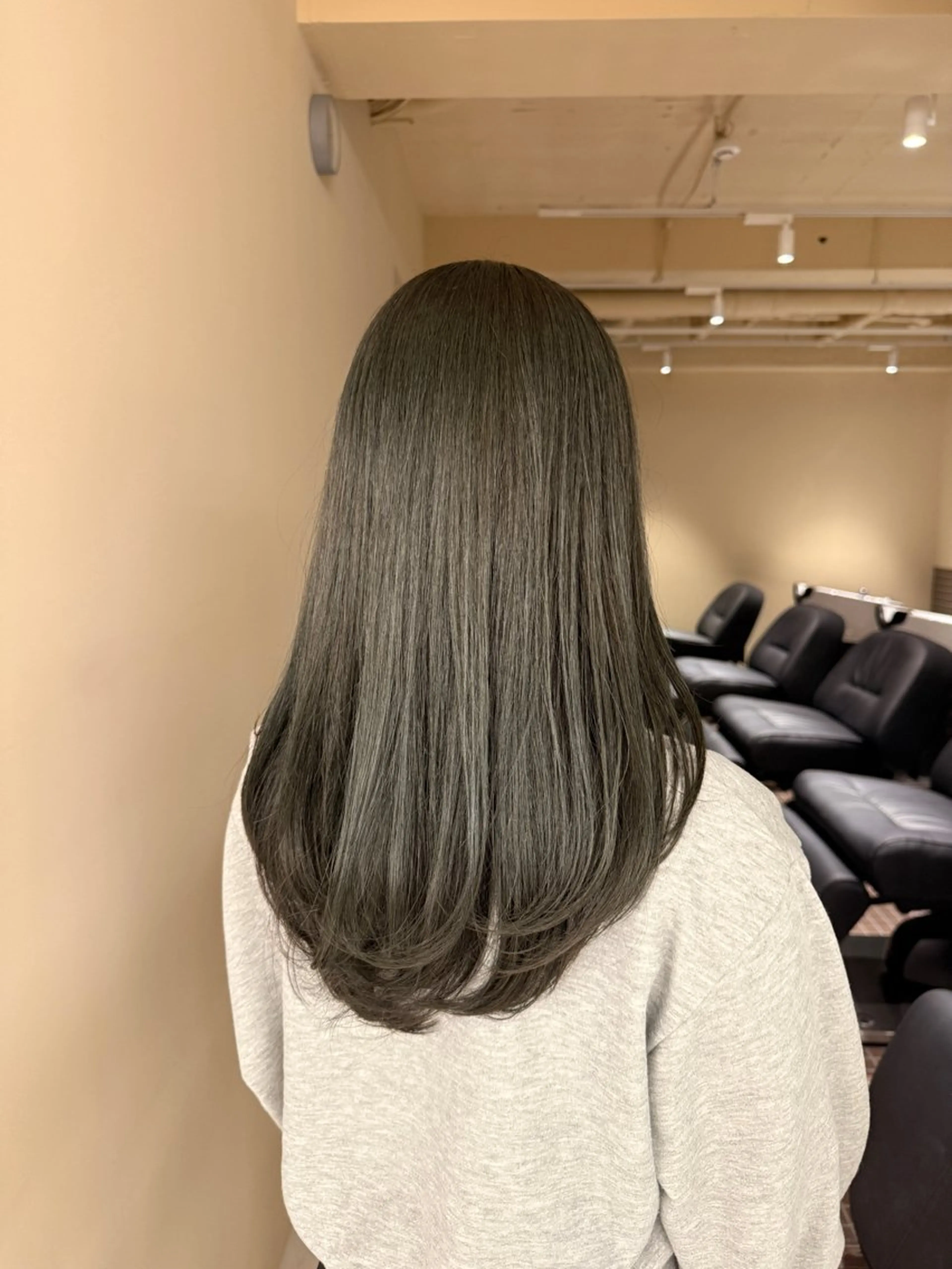 ロング カラー カット ヘアカラー トリートメント 表参道🌿赤み消し カラー/チナツのヘアスタイル