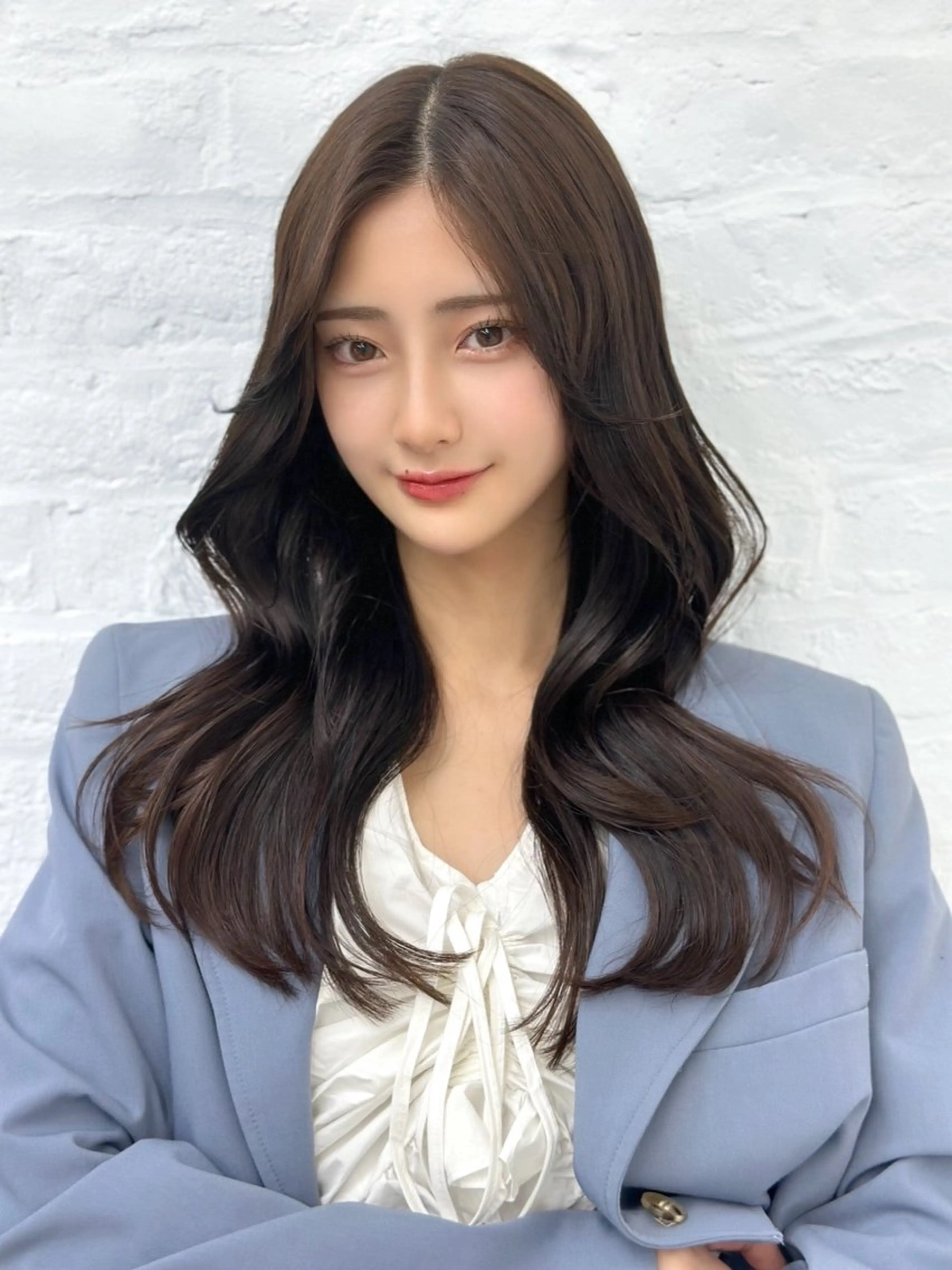 セミロング 前髪顔まわりカット 🌈中村海聖のヘアスタイル