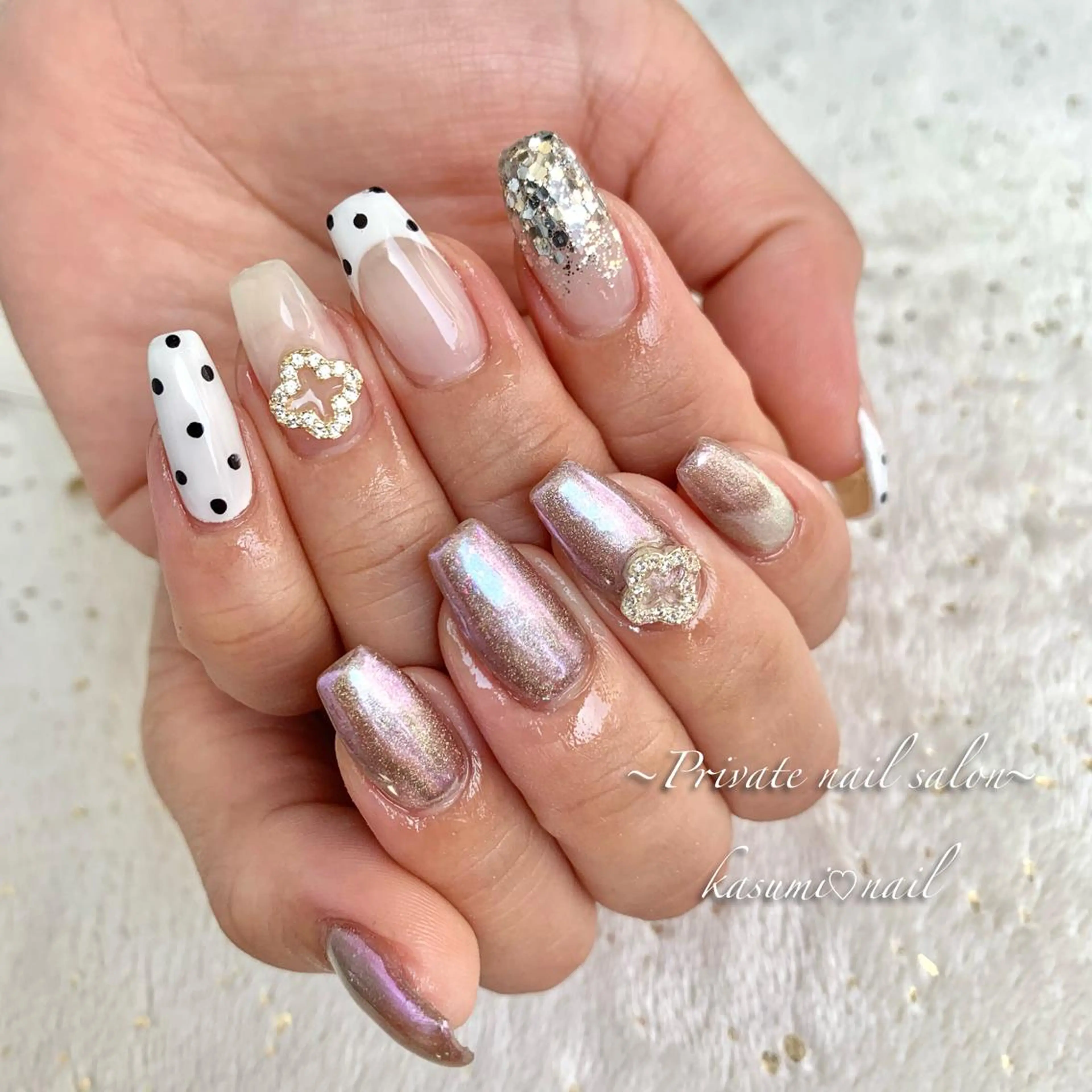 ネイル ニュアンスネイル 春ネイル KASUMI♡ Nailのネイルデザイン