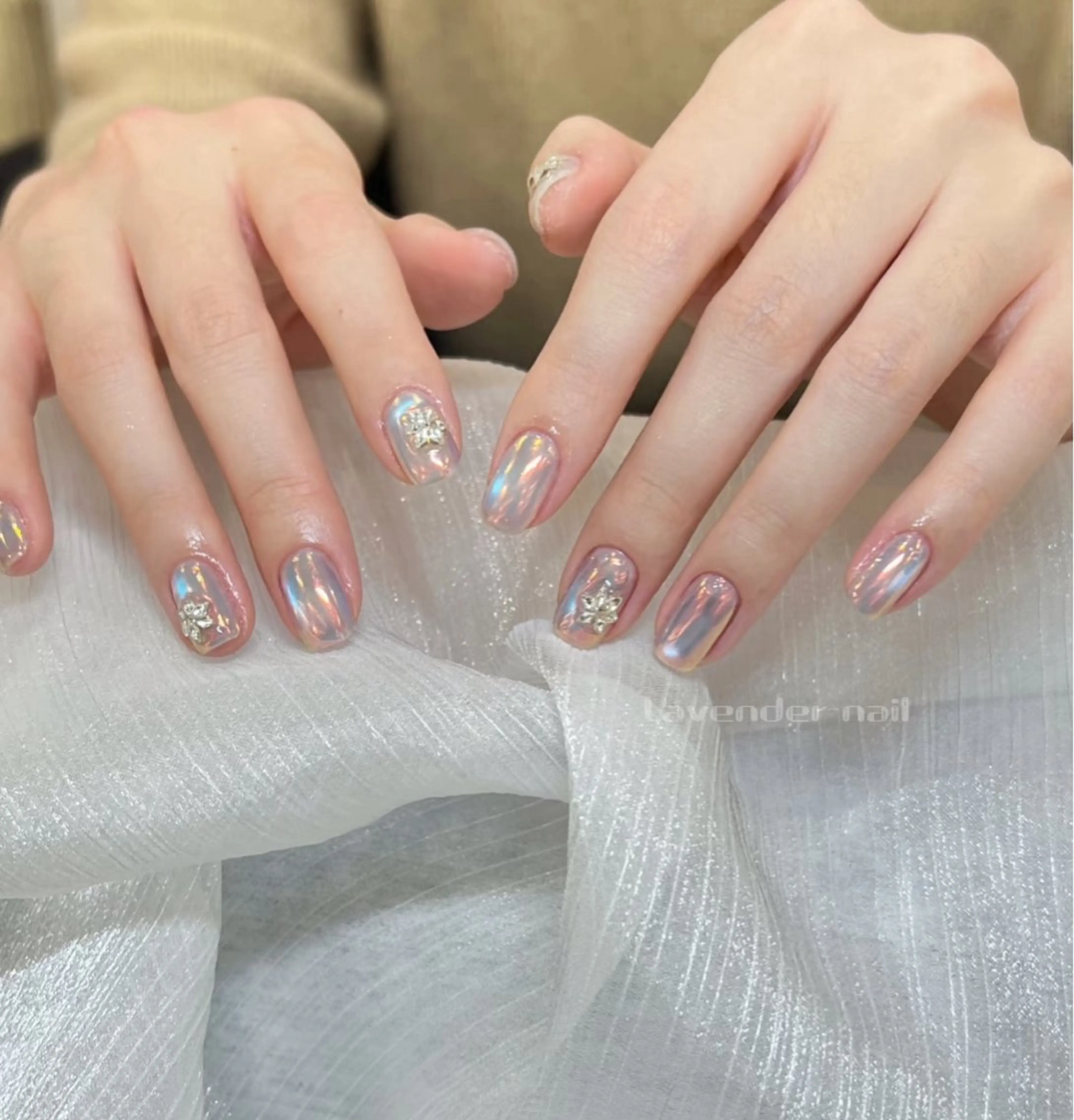 ネイル ハンドネイル Lavender nail·北18条のネイルデザイン