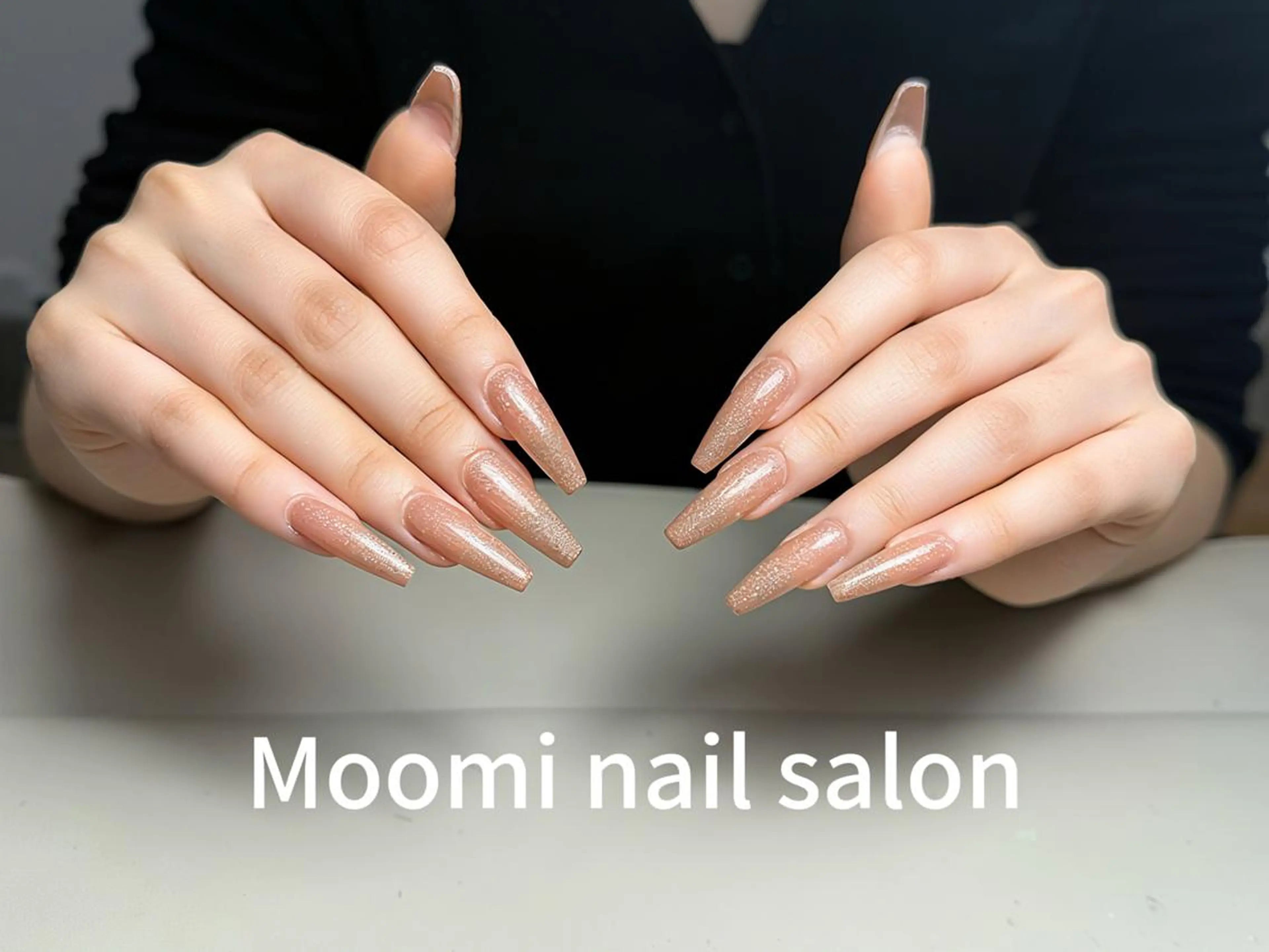 セミロング ハンドネイル Moomi nailのネイルデザイン