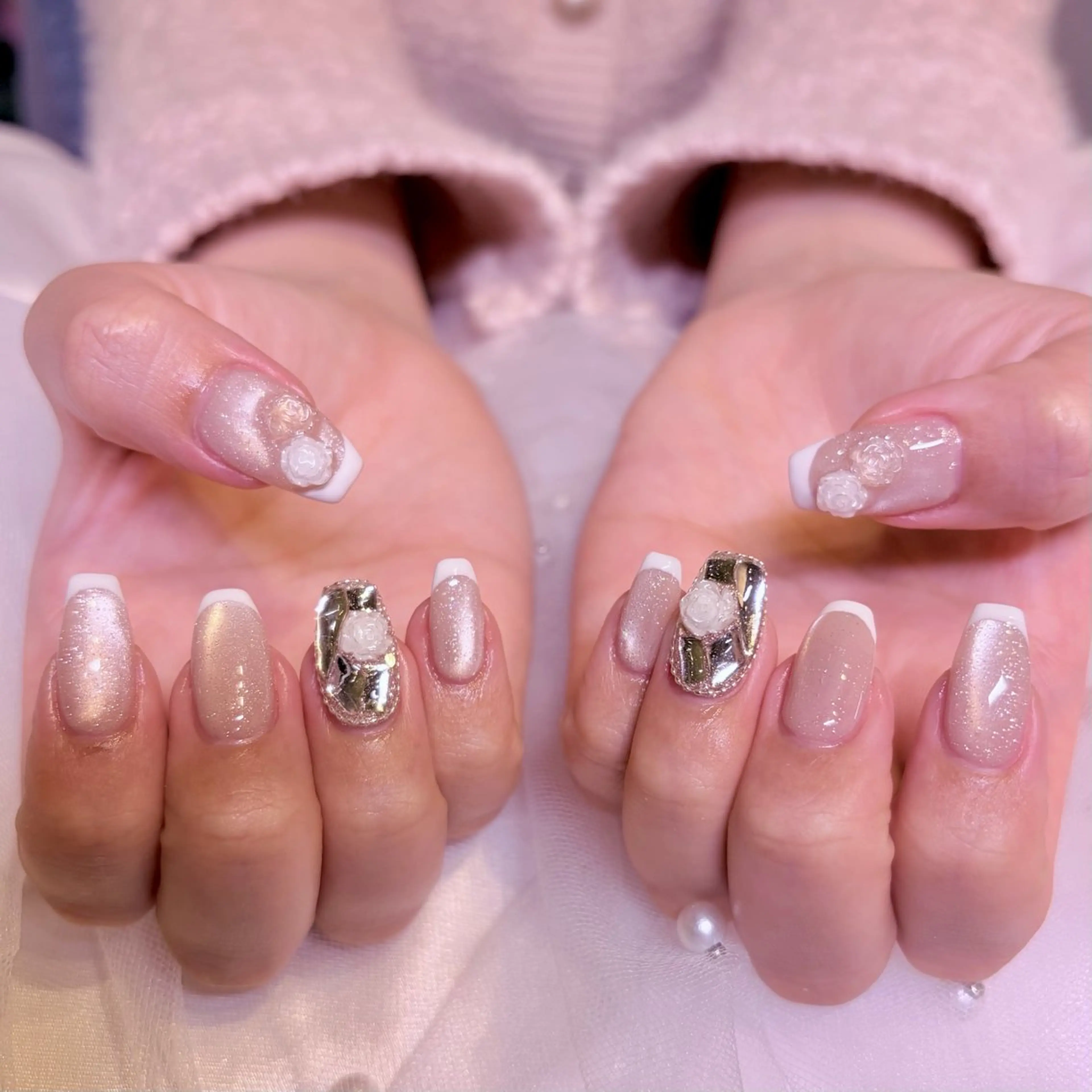 ネイル ワンホンネイル ハンドネイル nail salon e'mu💐のネイルデザイン
