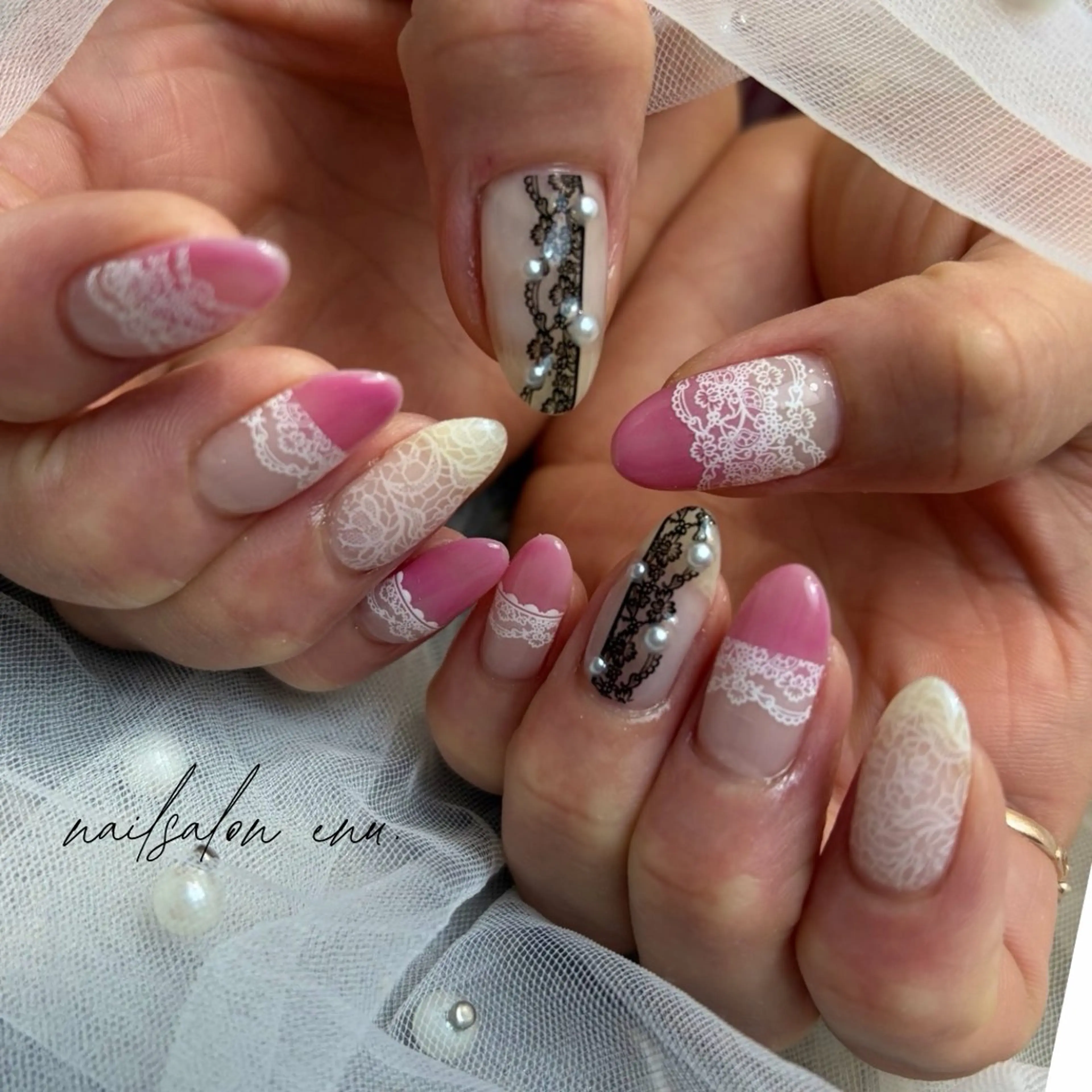 ネイル 持ち込み nailsalon enu.　miyuのネイルデザイン