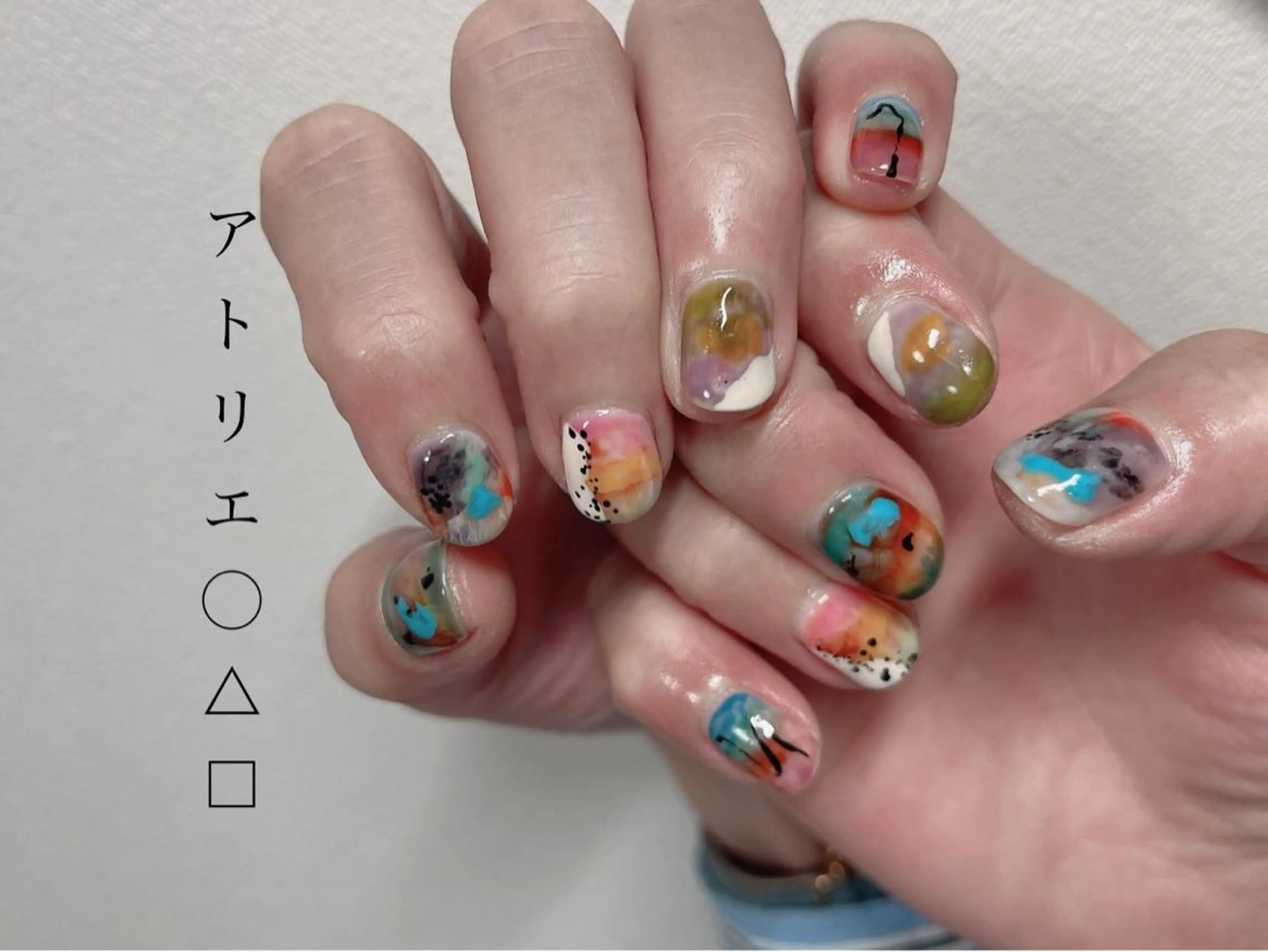 ネイル ハンドネイル アトリエ ○△□のネイルデザイン