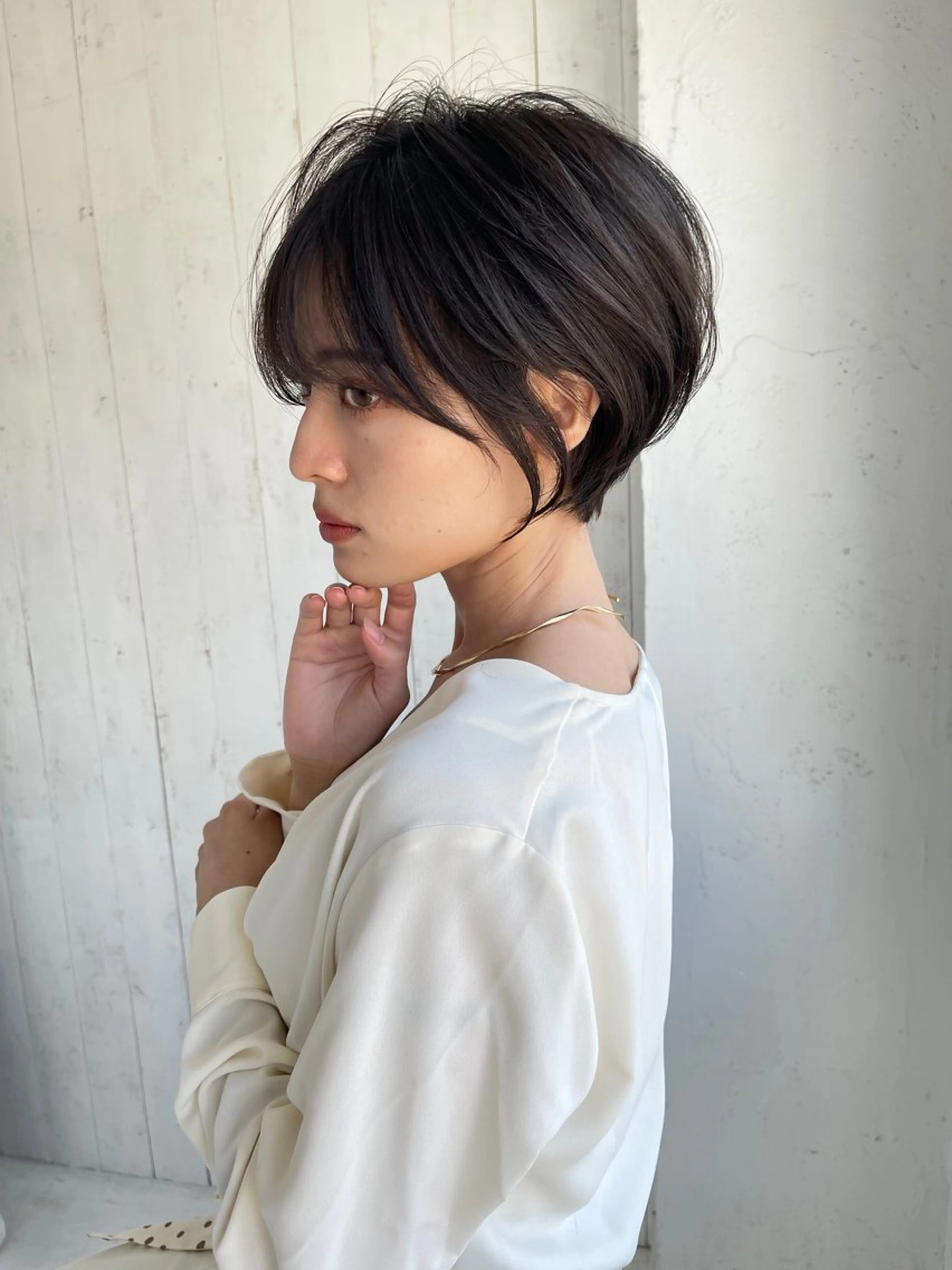 ショート レイヤー/ショート/ 山見陽のヘアスタイル