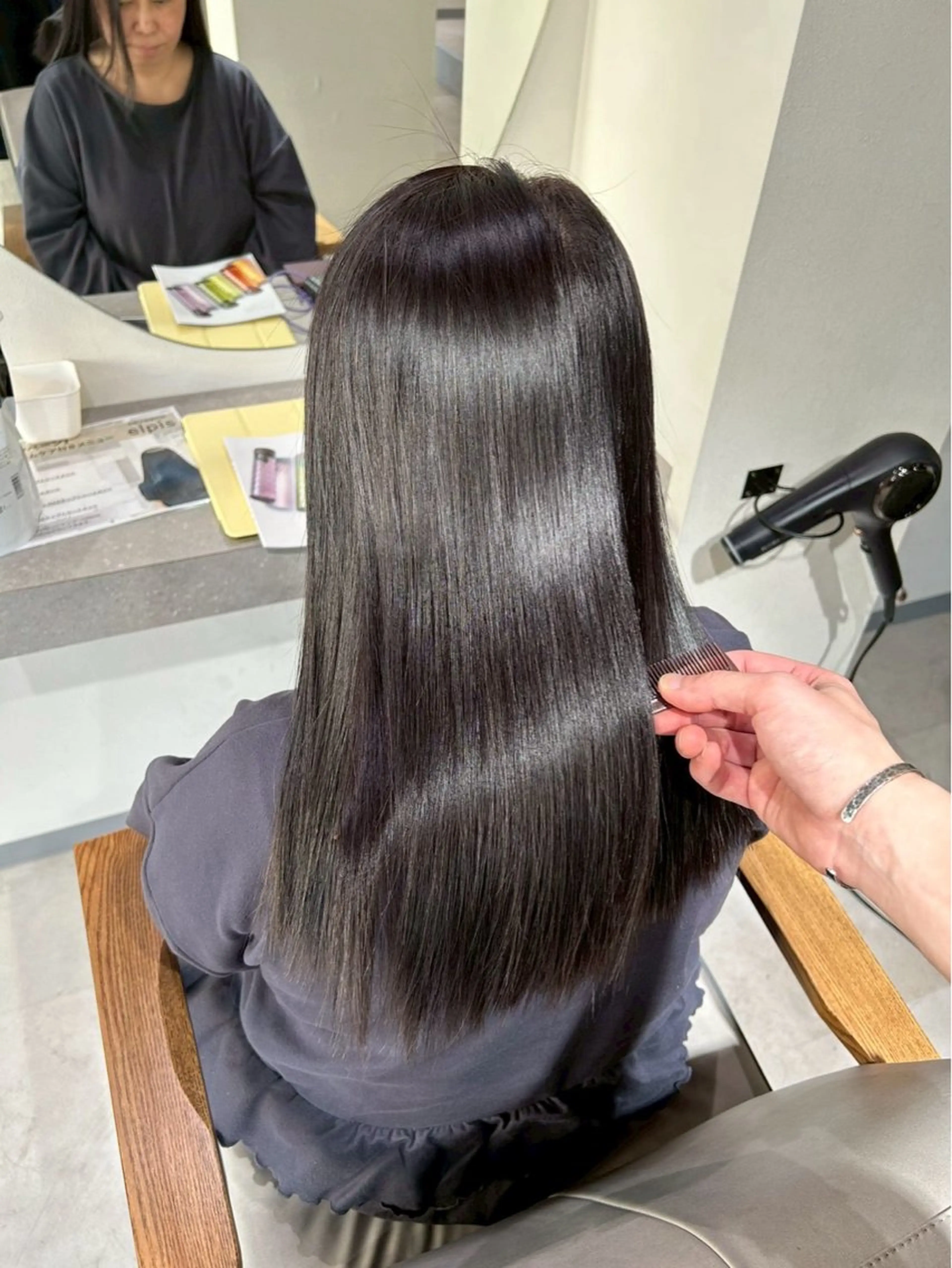 セミロング elpis 長嶋零のヘアスタイル